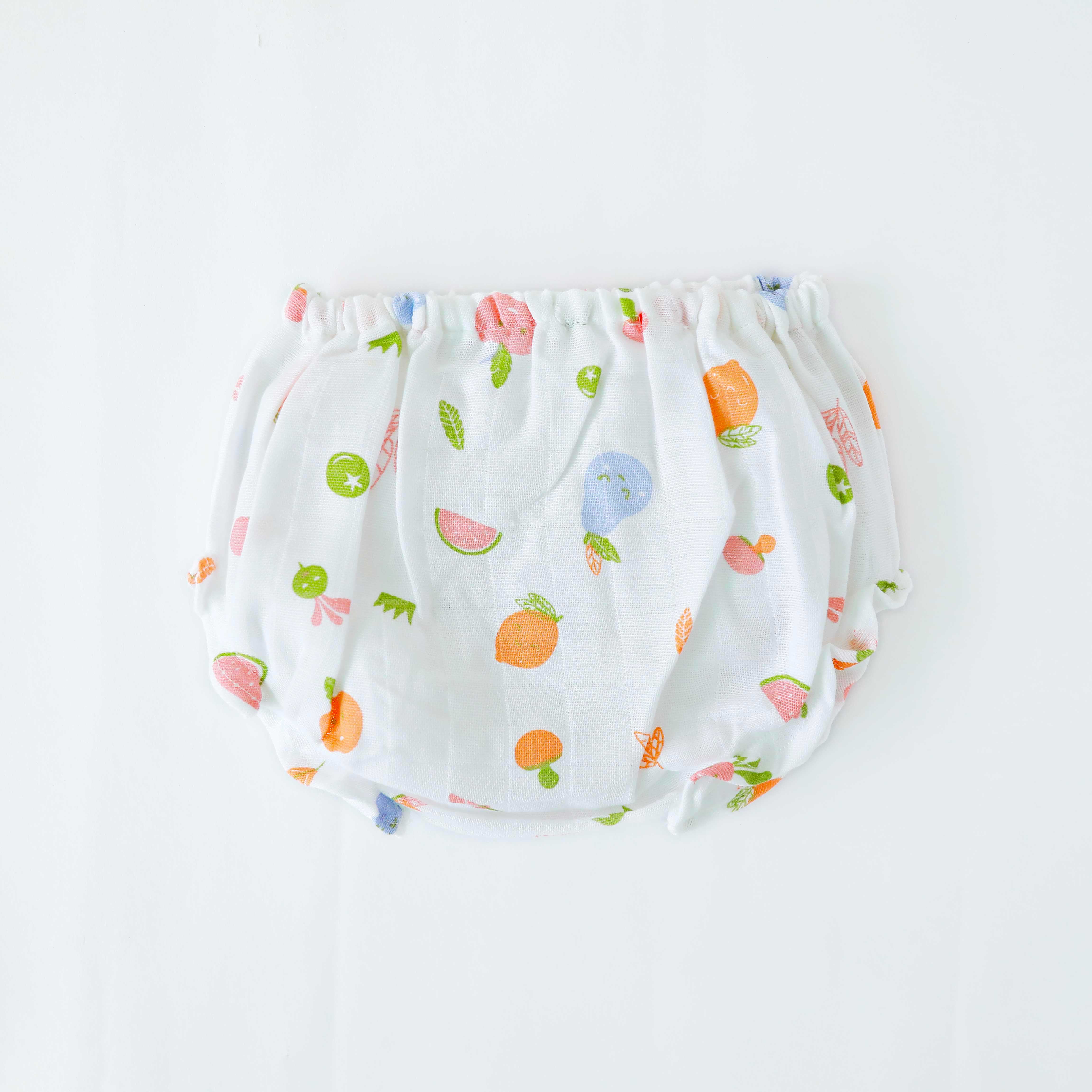Muslin Cotton Girls Bloomers ( 0 m to 4 years ) Tropical Tango