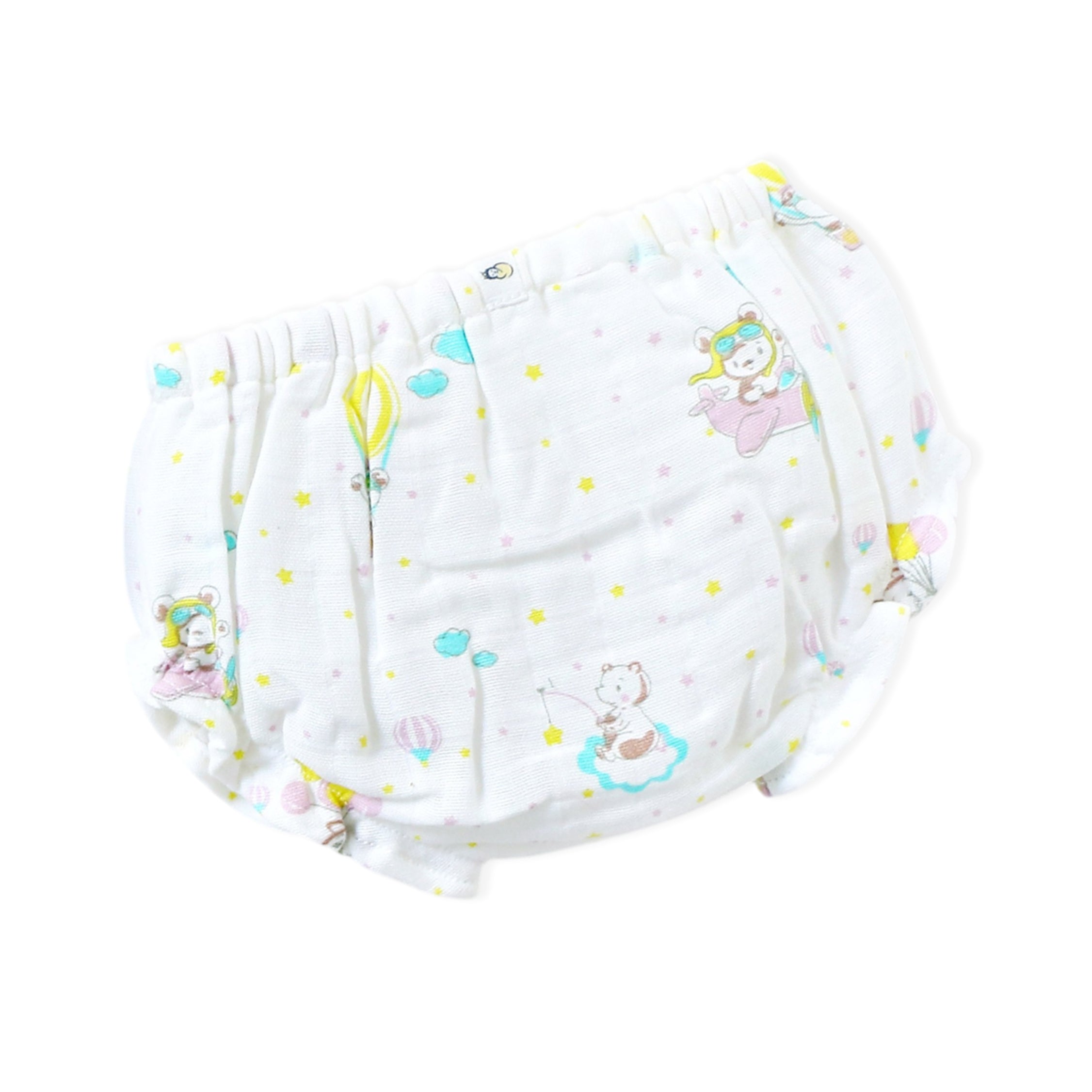 Muslin Cotton Girls Bloomers ( 0 m to 4 years ) Teddy & The Sky