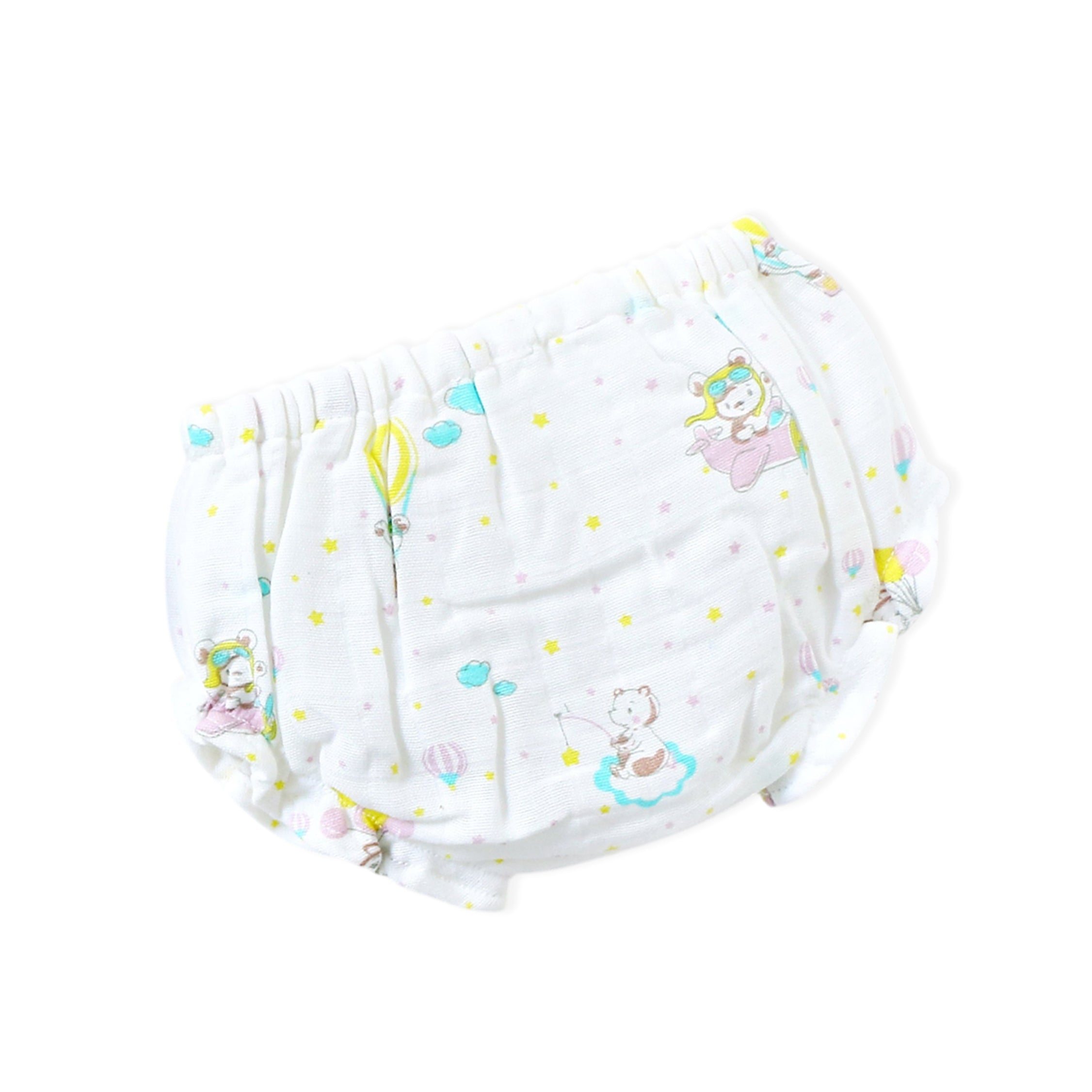 Muslin Cotton Girls Bloomers ( 0 m to 4 years ) Teddy & The Sky
