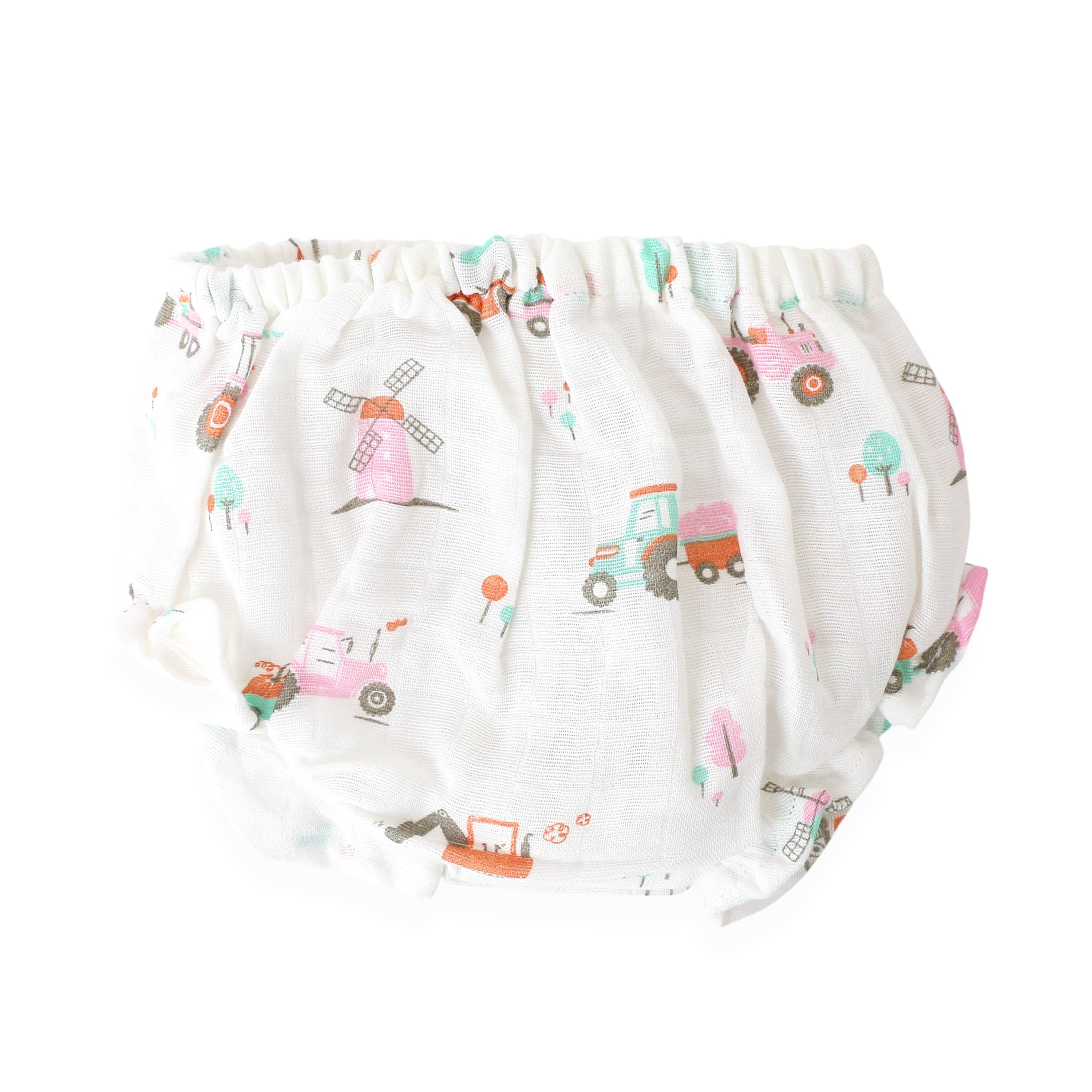 Muslin Cotton Girls Bloomers ( 0 m to 4 years ) Tiny Harvester