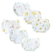 Muslin Cotton Girls Bloomers ( 0 m to 4 years ) Pack of 6 - S3