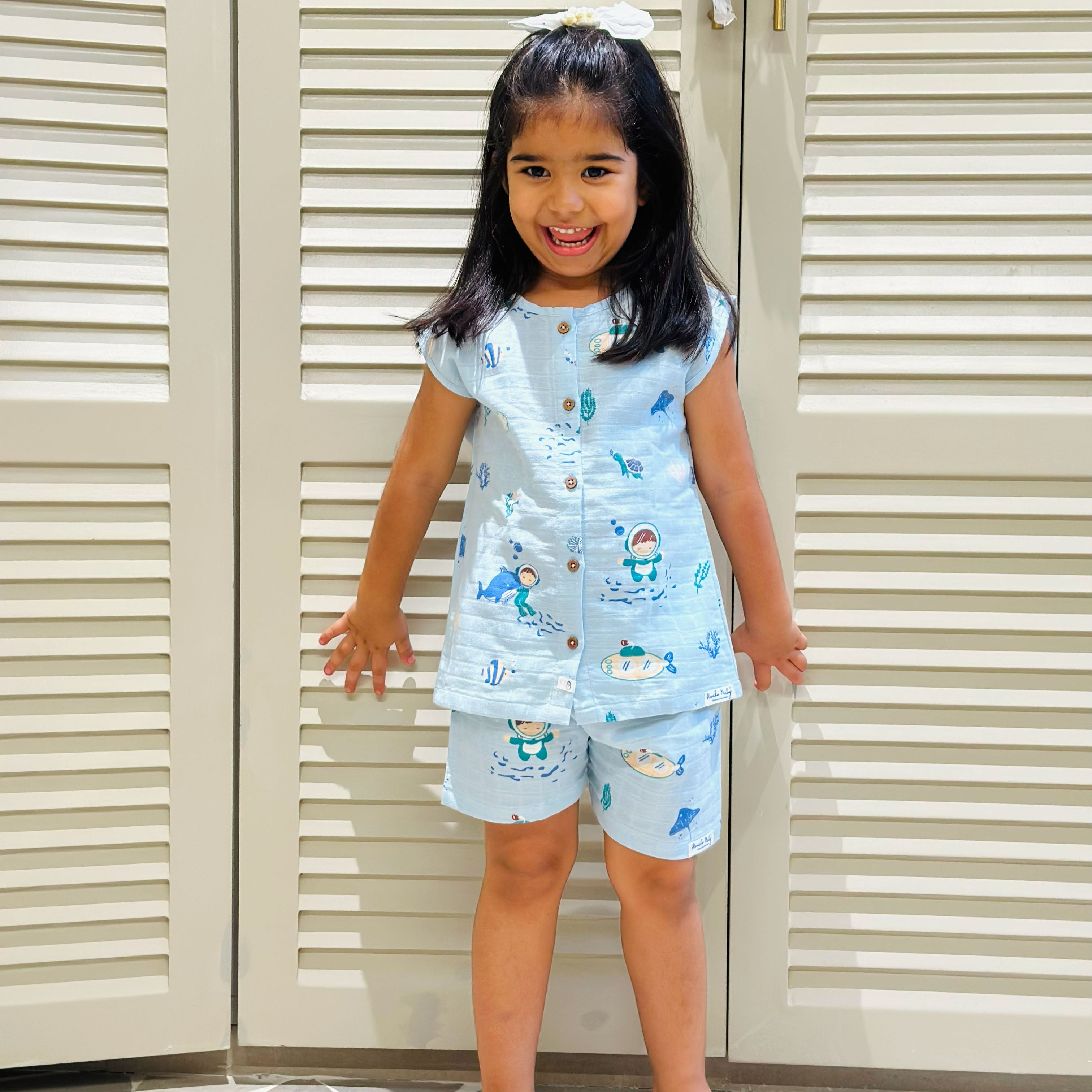 Muslin Cotton Sleeveless Top & Shorts for Babies & Toddlers Pack of 3 (Newborn–5 Years) - Dream, Drive & Play Combo