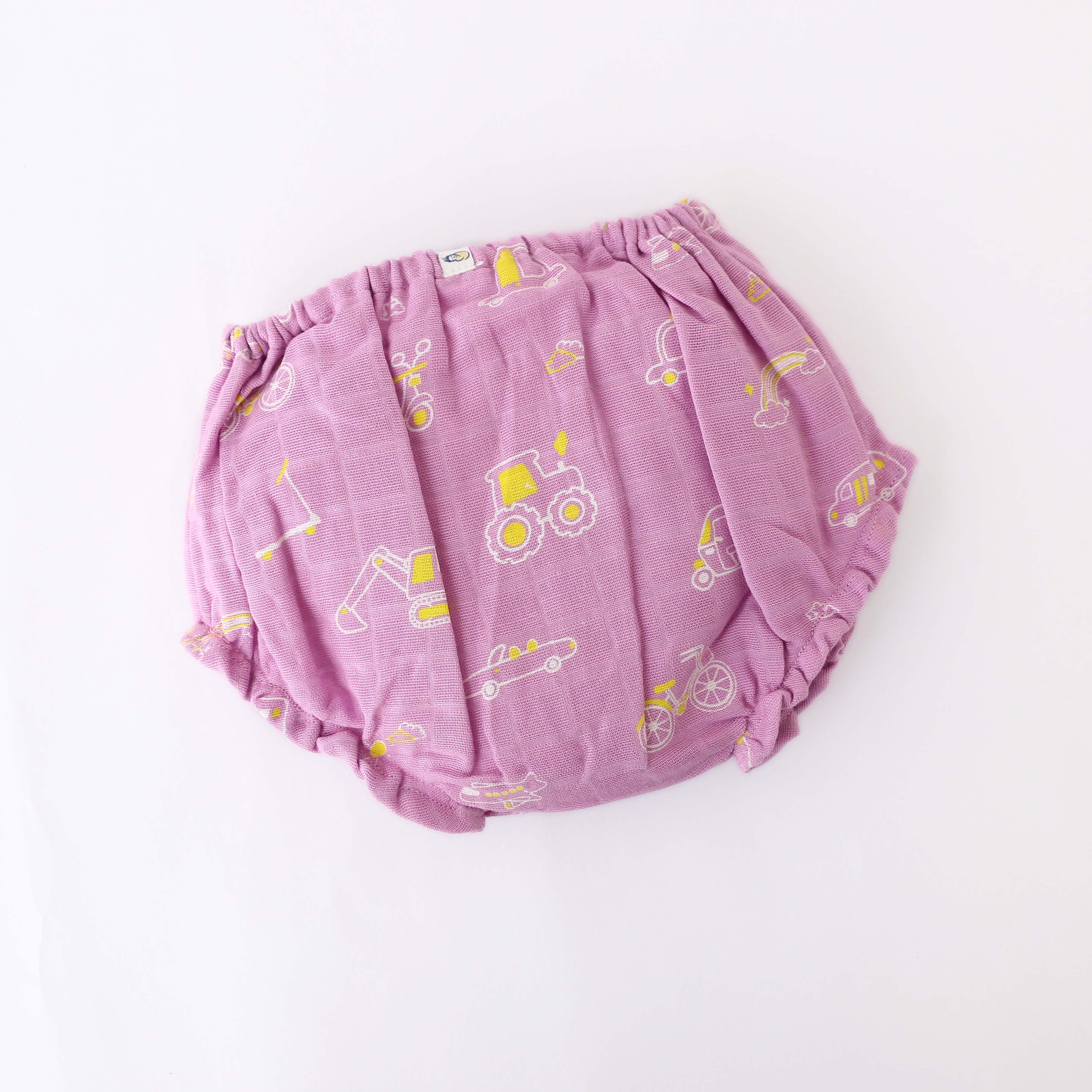 Muslin Cotton Girls Bloomers ( 0 m to 4 years ) Pack of 3