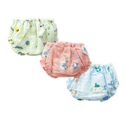 Muslin Cotton Girls Bloomers  - Little Colors Combo