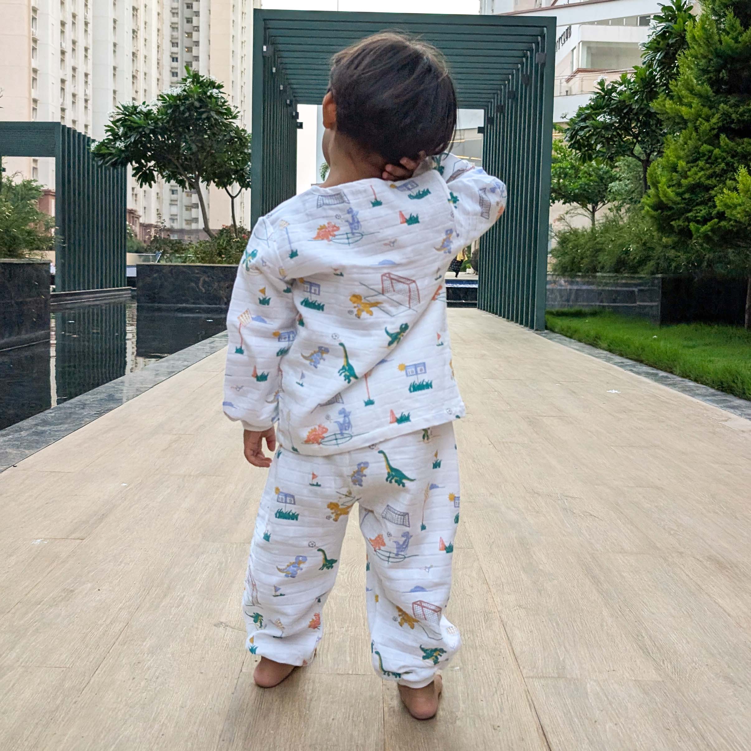 Muslin Cotton Full Sleeve Top & Pant Set for Baby & Toddler Pack of 3 (0–5 Years) - Little Magic Tales