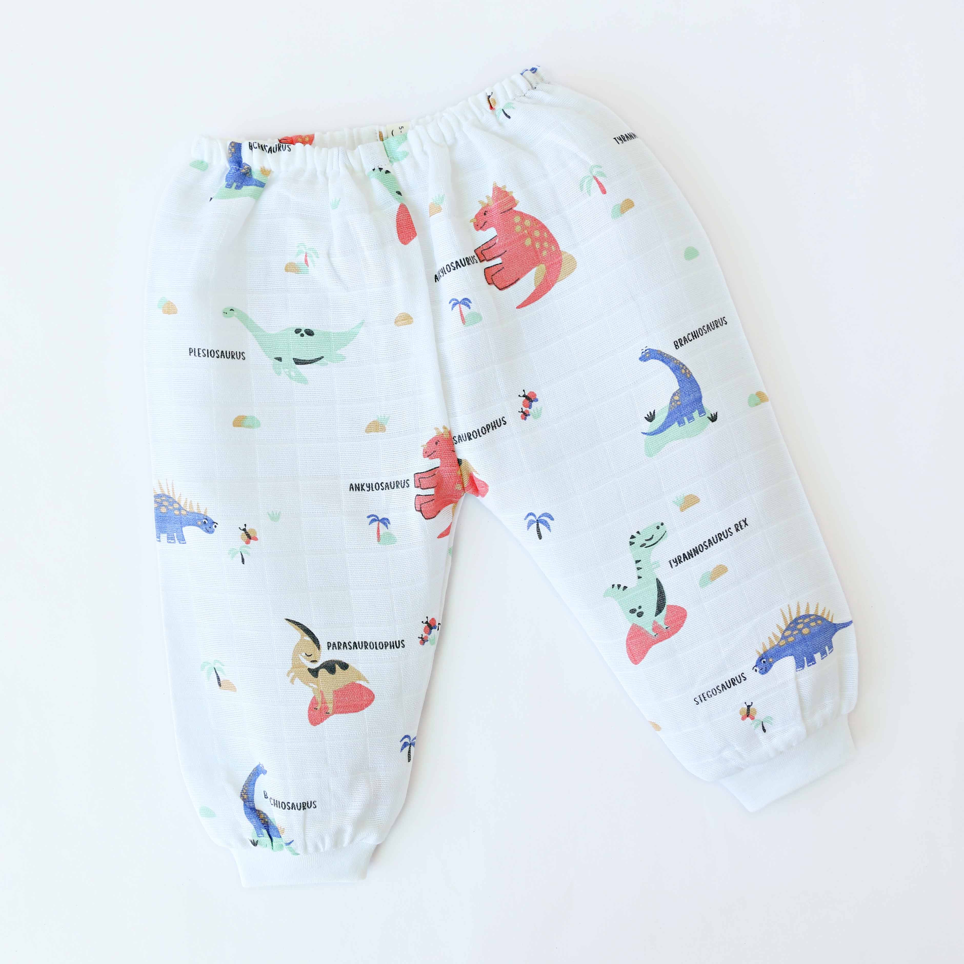Muslin Unisex Pant for 0-3 Months - 5 Pack
