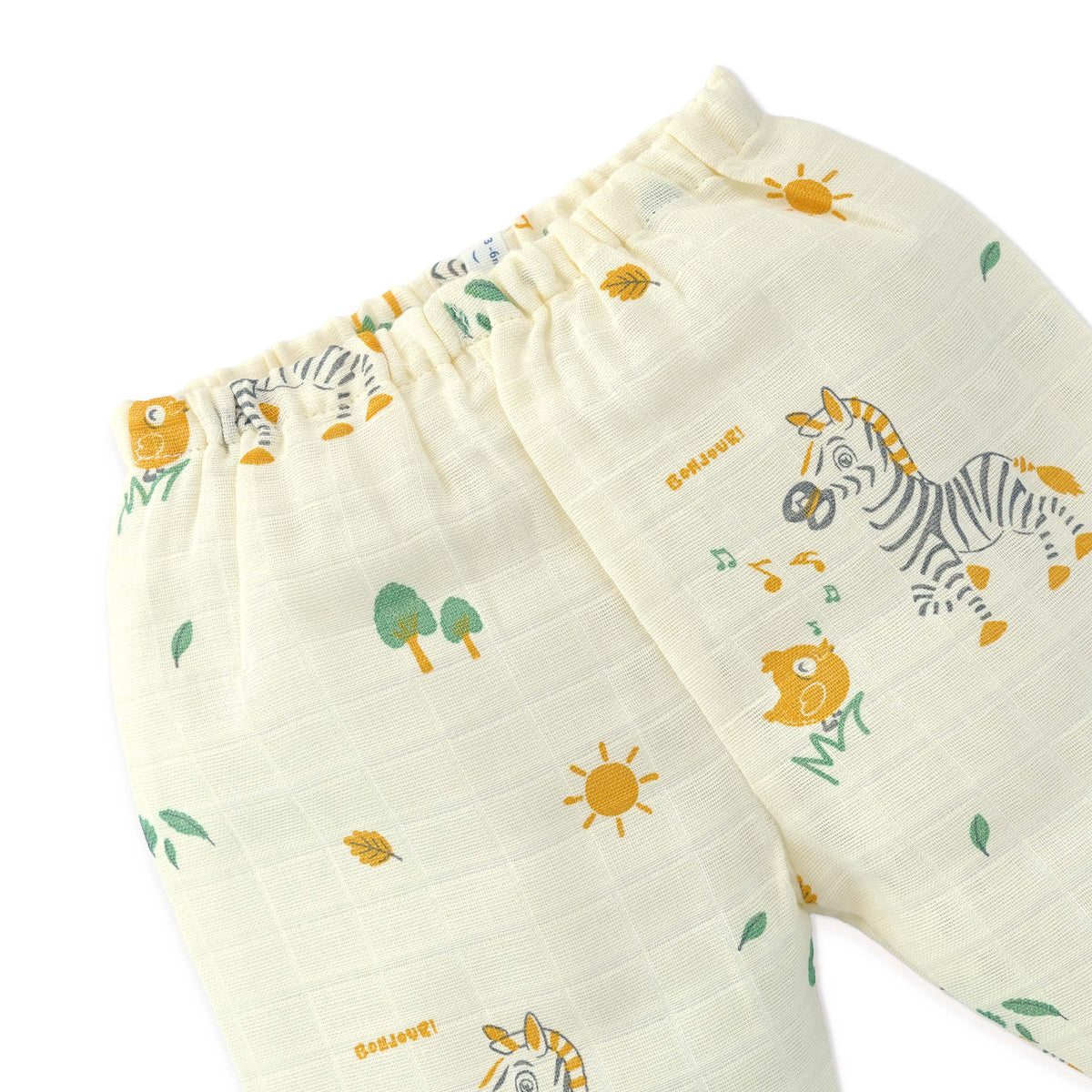 Muslin Cotton Full Sleeve Top & Pant Set for Baby & Toddler Pack of 3 (0–5 Years) - Tiny Wanderers Combo