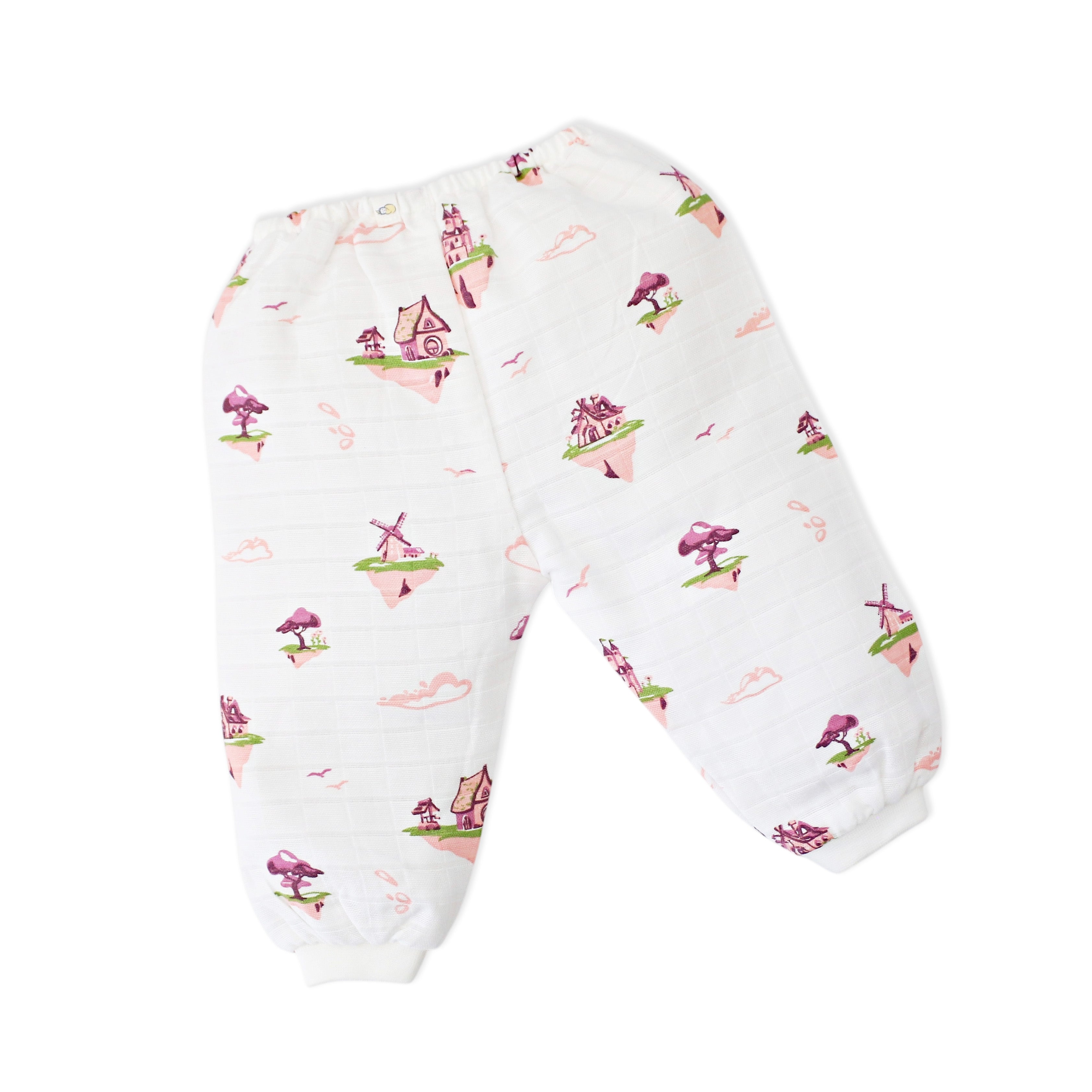 Muslin Cotton Full Sleeve Top & Pant Set for Baby & Toddler (0–5 Years) - Floating Magic Tales