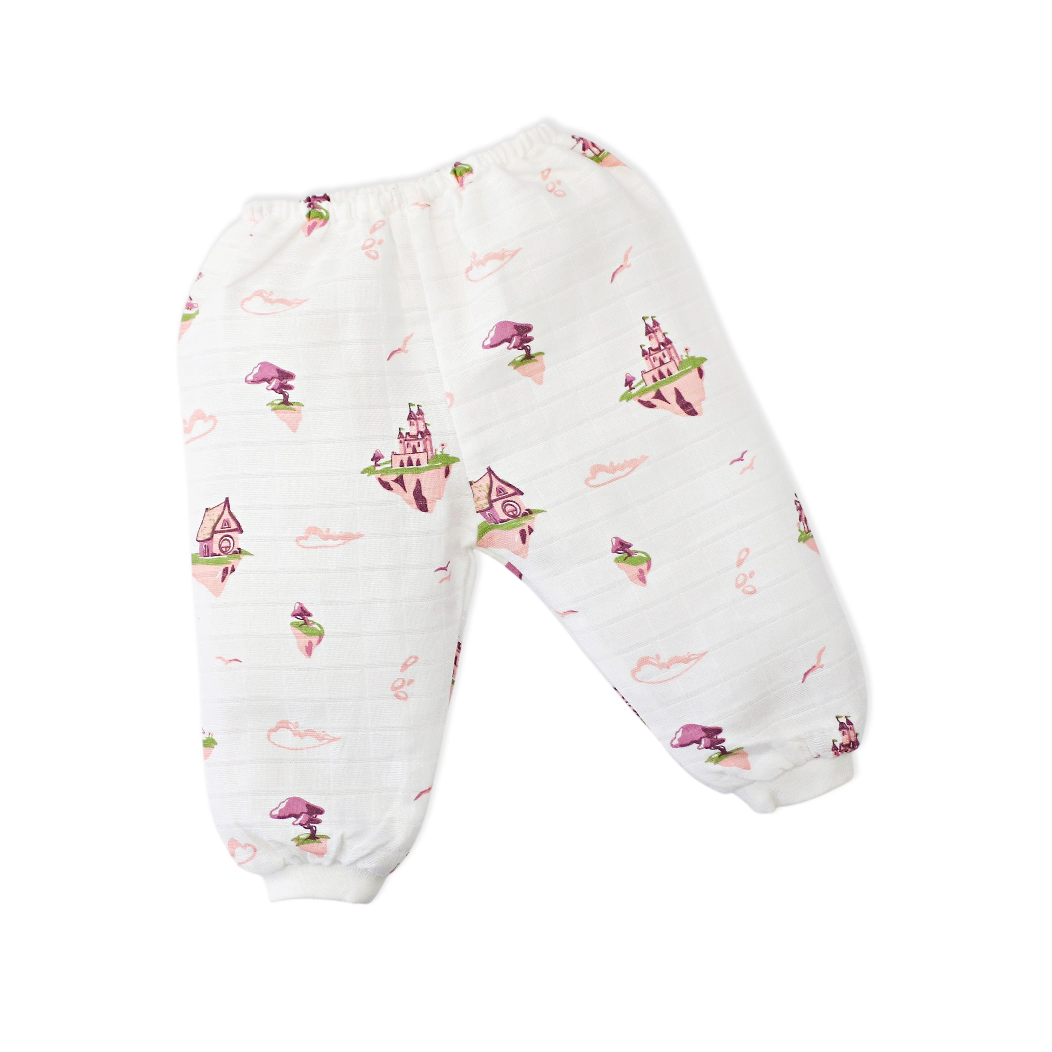 Muslin Cotton Full Sleeve Top & Pant Set for Baby & Toddler (0–5 Years) - Floating Magic Tales