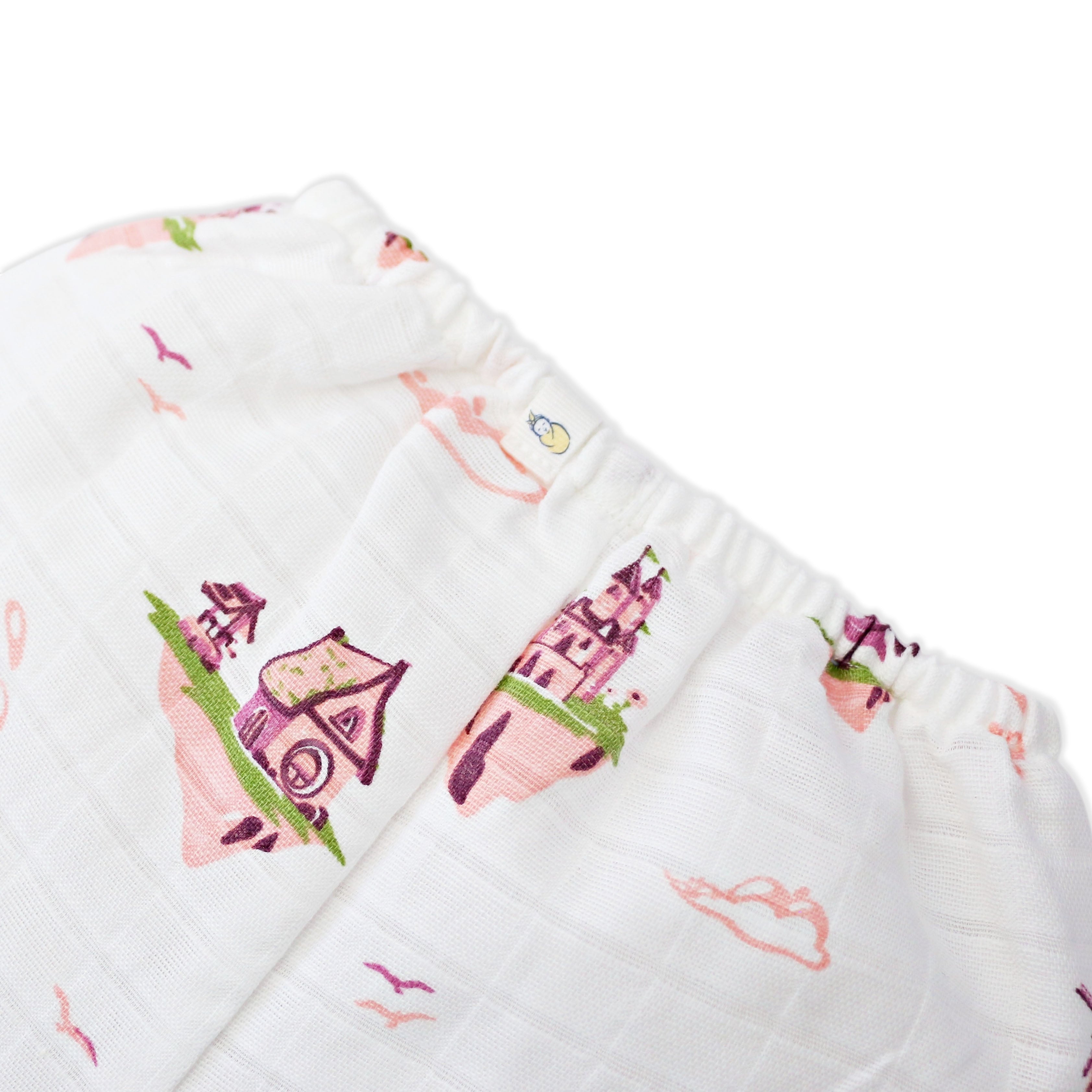 Muslin Cotton Full Sleeve Top & Pant Set for Baby & Toddler (0–5 Years) - Floating Magic Tales