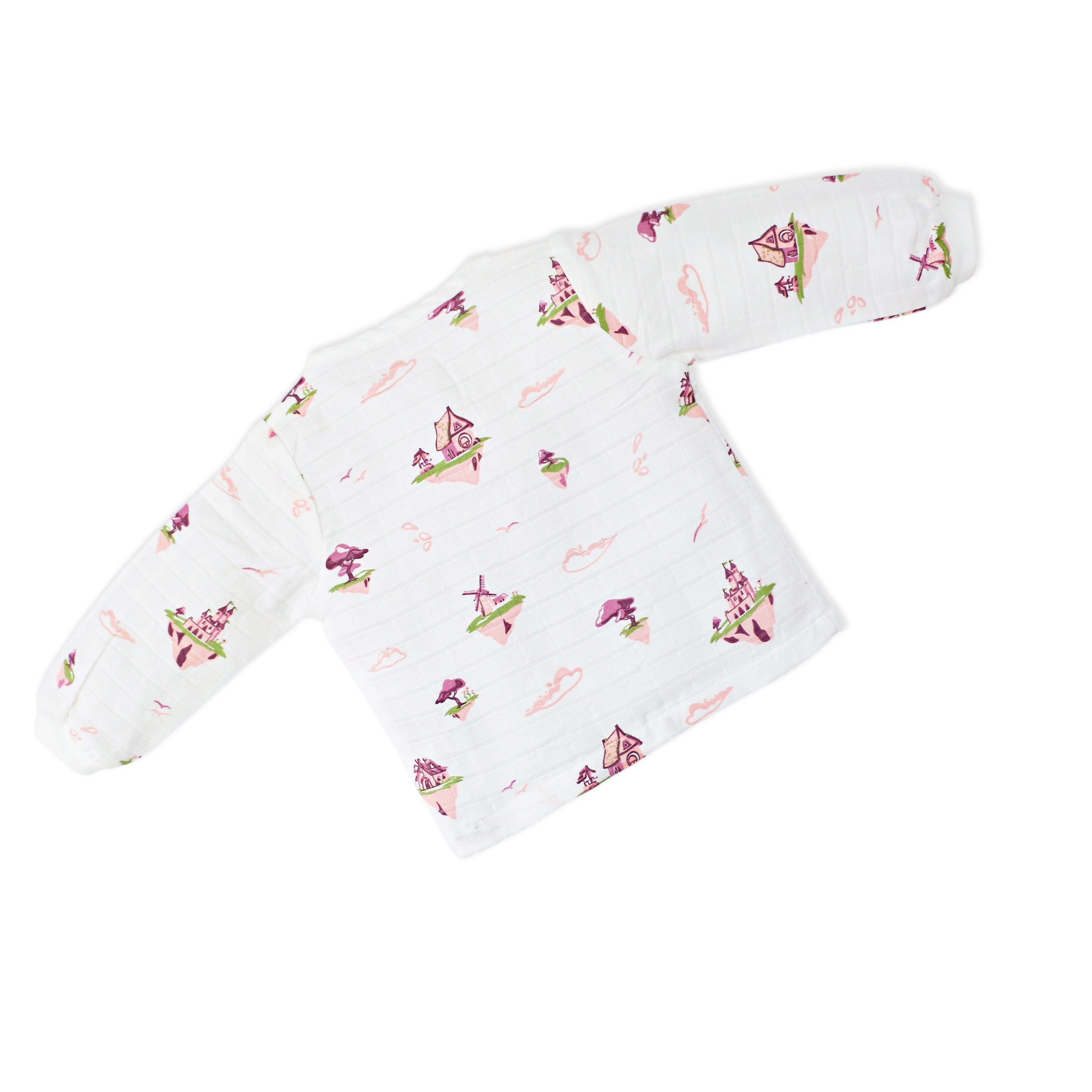 Muslin Cotton Full Sleeve Top & Pant Set for Baby & Toddler (0–5 Years) - Floating Magic Tales