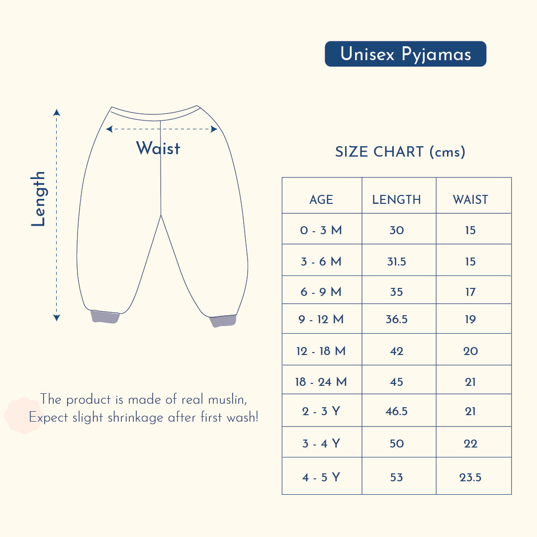 Magic Doodles - Unisex Full Sleeve and Pant set  (0M - years) NEW