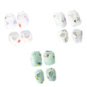Baby Mittens and Booties 3 Pack Set ( 0 - 4 months ) 100% Cotton (Little Adventure Combo) NEW
