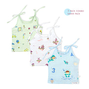 Muslin Knot Jablas Pack of 3 (Newborn - 0-3 months) - Dream, Drive & Play Combo
