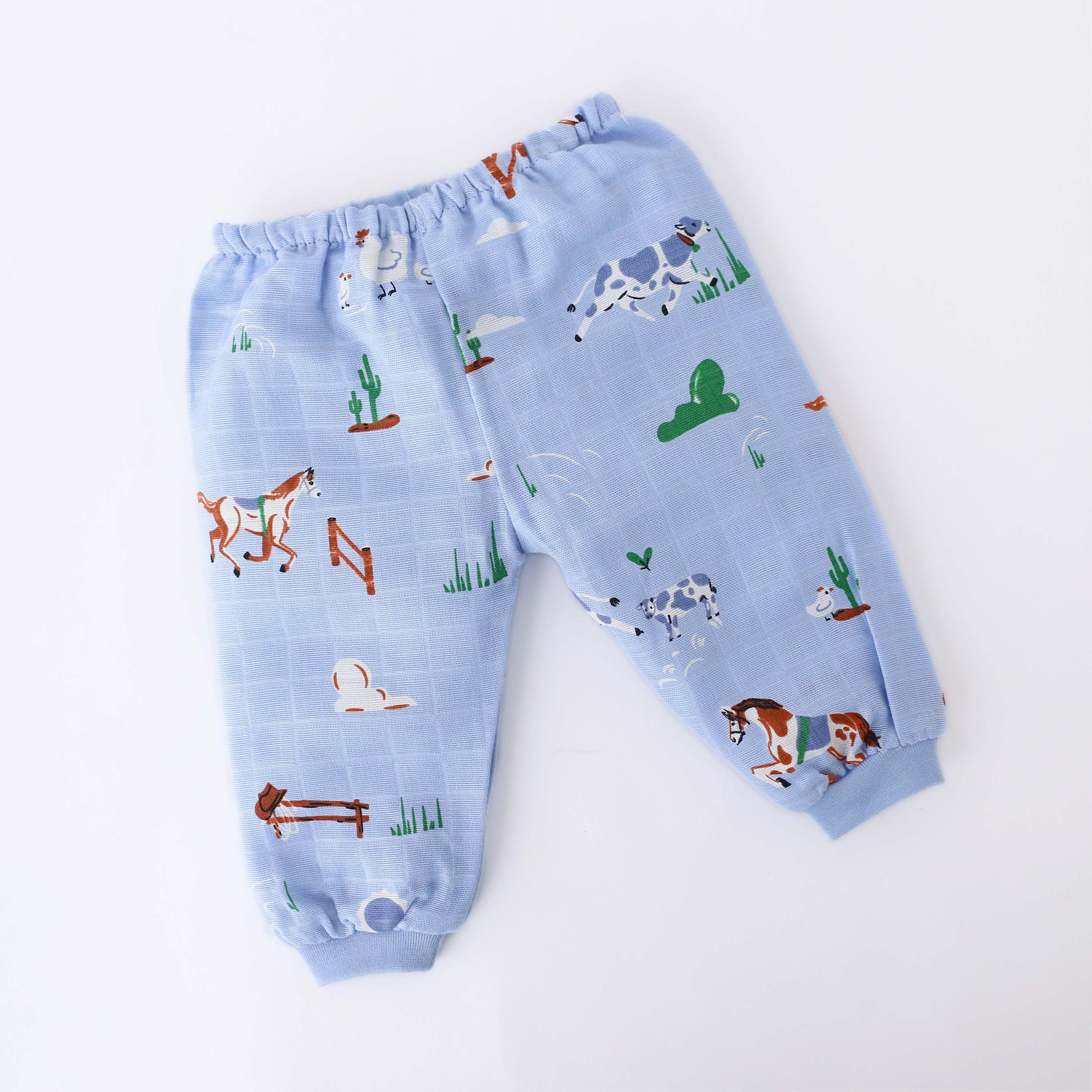 Barnyard Buddies - Unisex Full Sleeve and Pant set  (0M - 4years) NEW