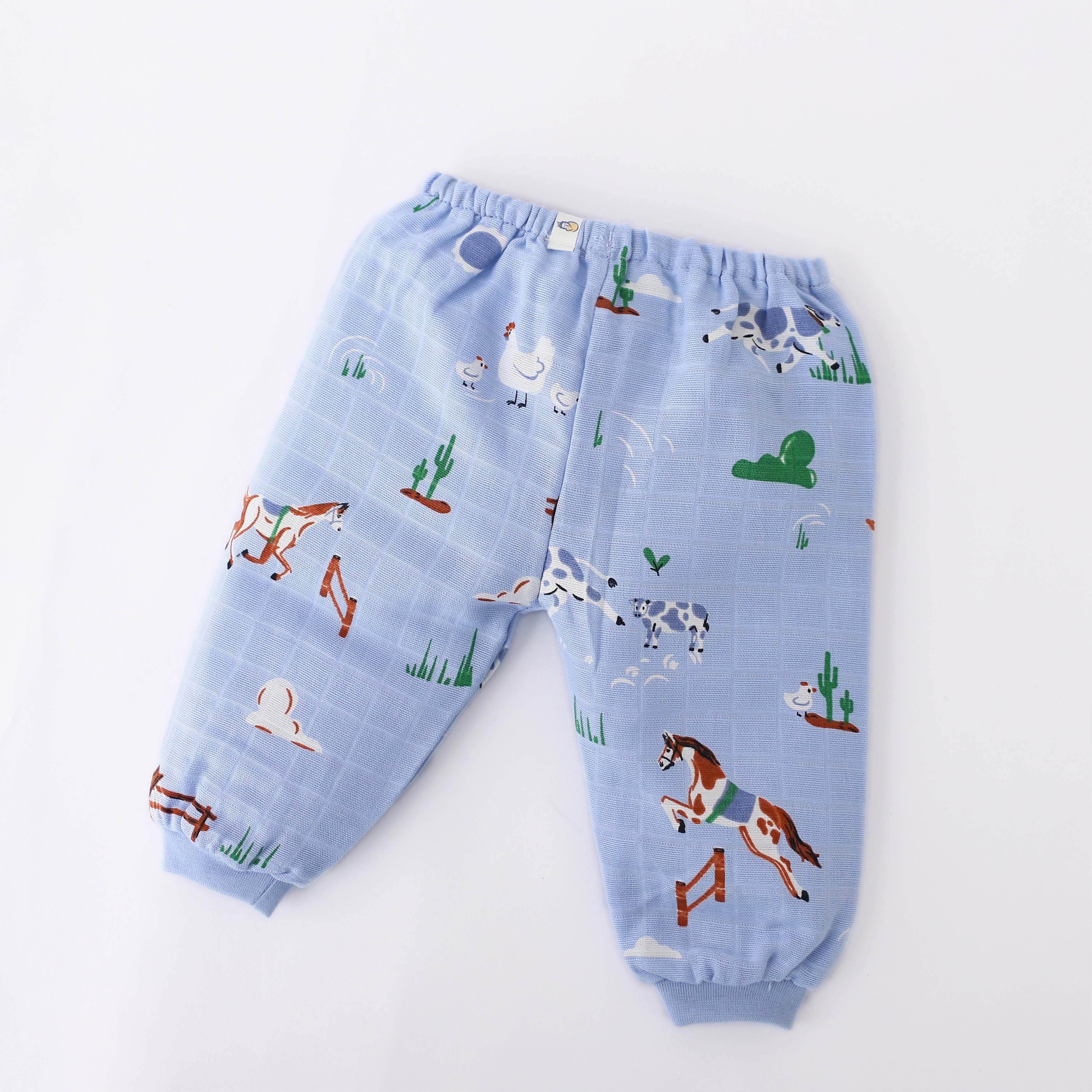 Barnyard Buddies - Muslin Unisex Pant - 1 pack