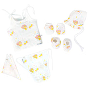 Baby essential Starter gift Kit - 6 piece set - Lion & The Bird
