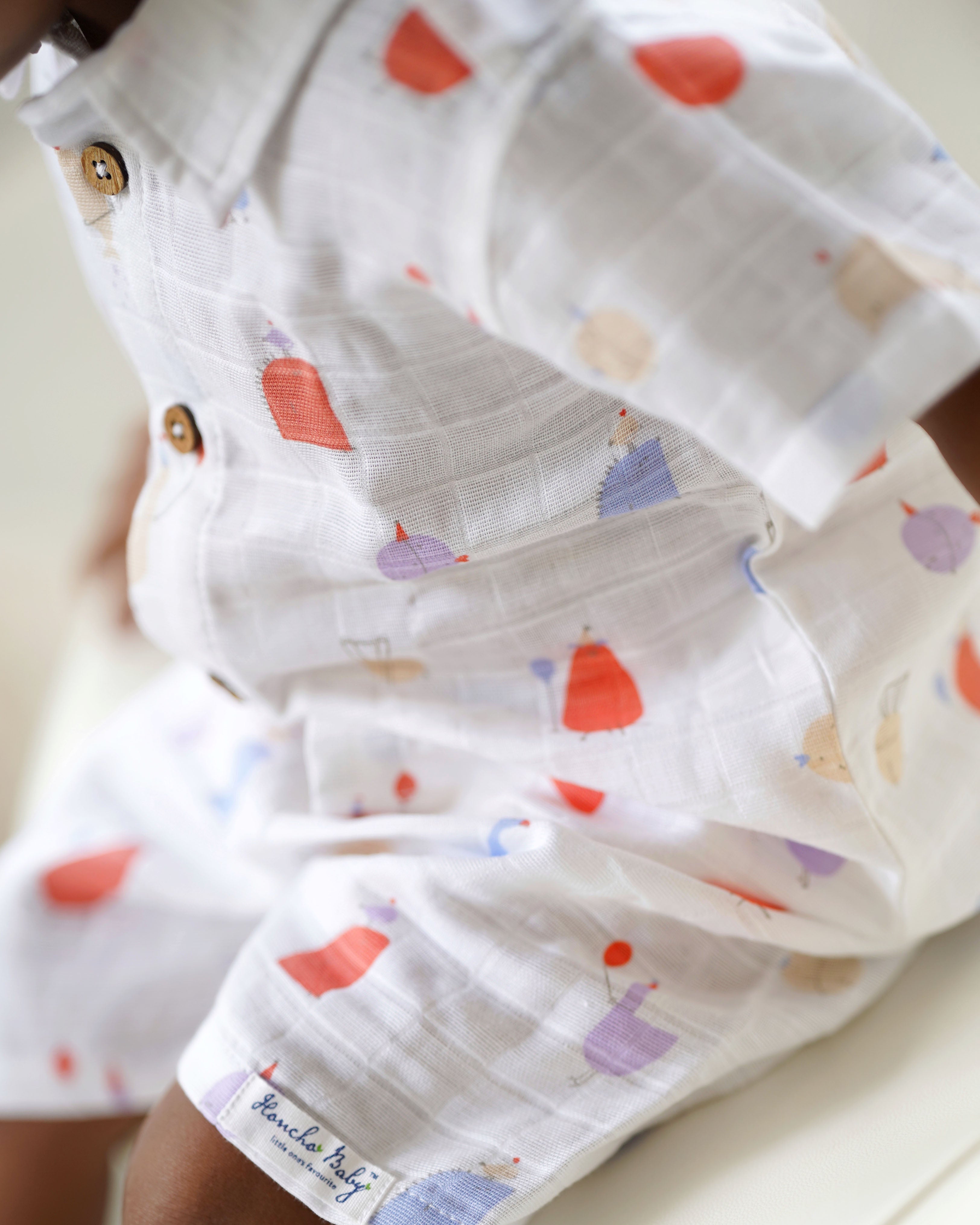 Magic Doodles - Muslin Half Sleeve Top & Shorts Set (0M – 5Y)