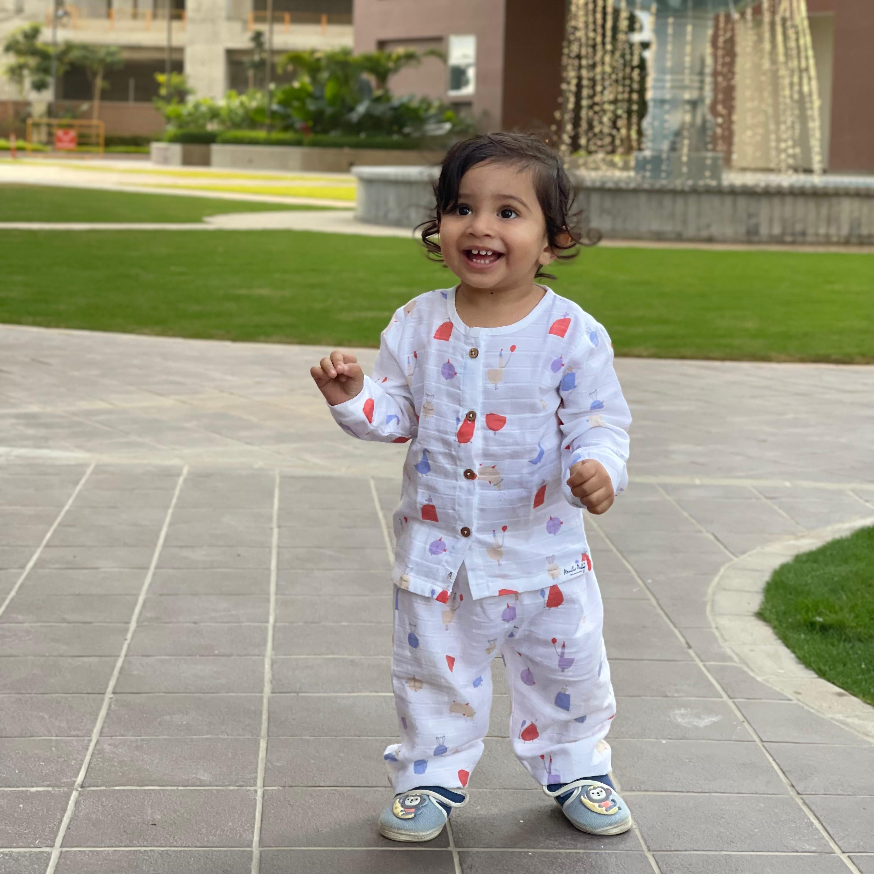 Magic Doodles - Unisex Full Sleeve and Pant set  (0M - years) NEW