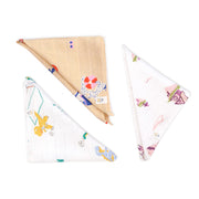 Muslin Wash cloth / Hand kerchief - 3 pack 27 x 27 cm