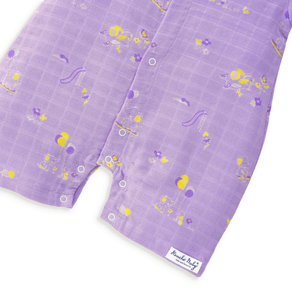 Muslin Baby Romper for 0-18 Months - Bunny and Bumbles