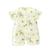 Muslin Baby Romper for 0-18 Months - Zebra Tales