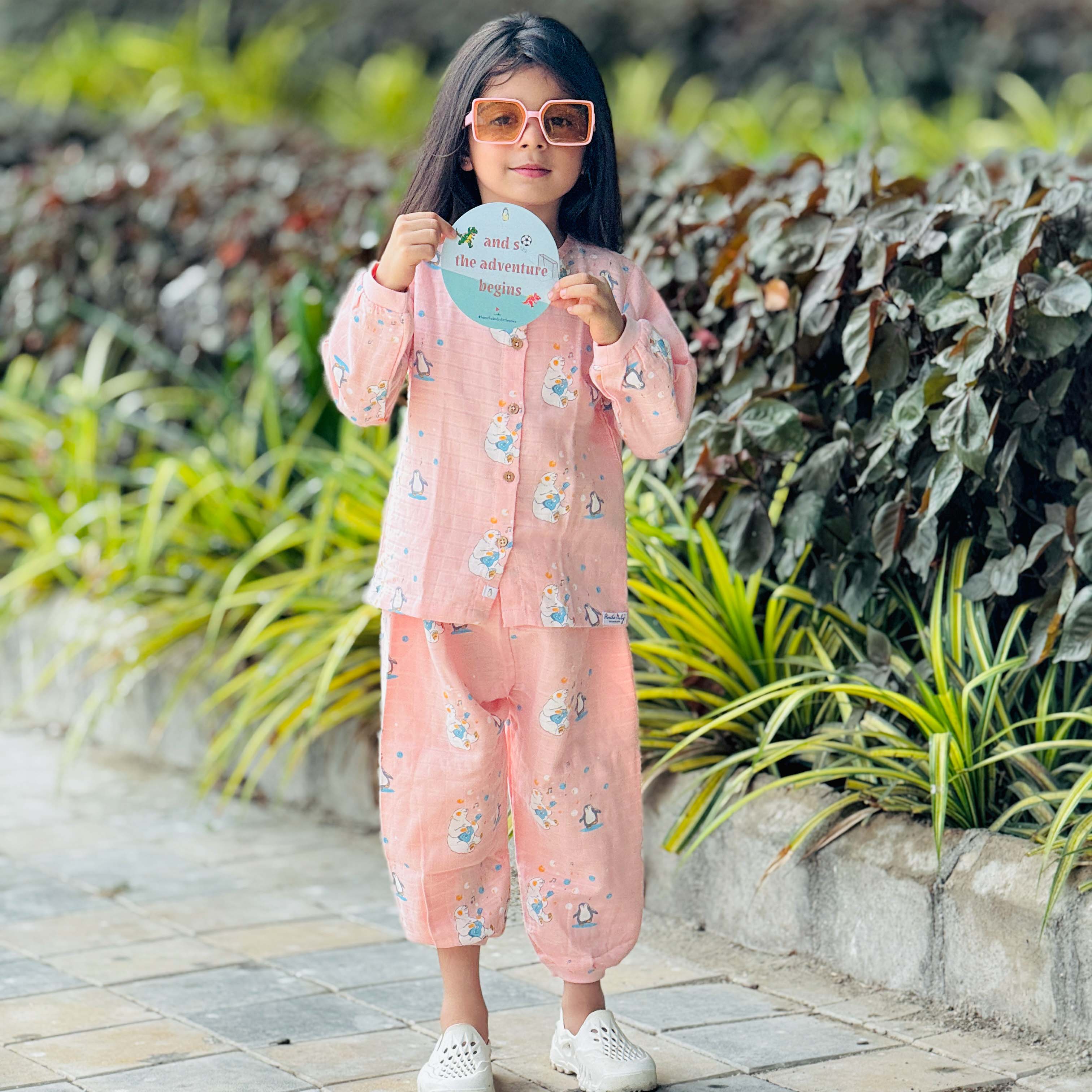 Muslin Cotton Full Sleeve Top & Pant Set for Baby & Toddler Pack of 3 (0–5 Years) - Little Colors Combo