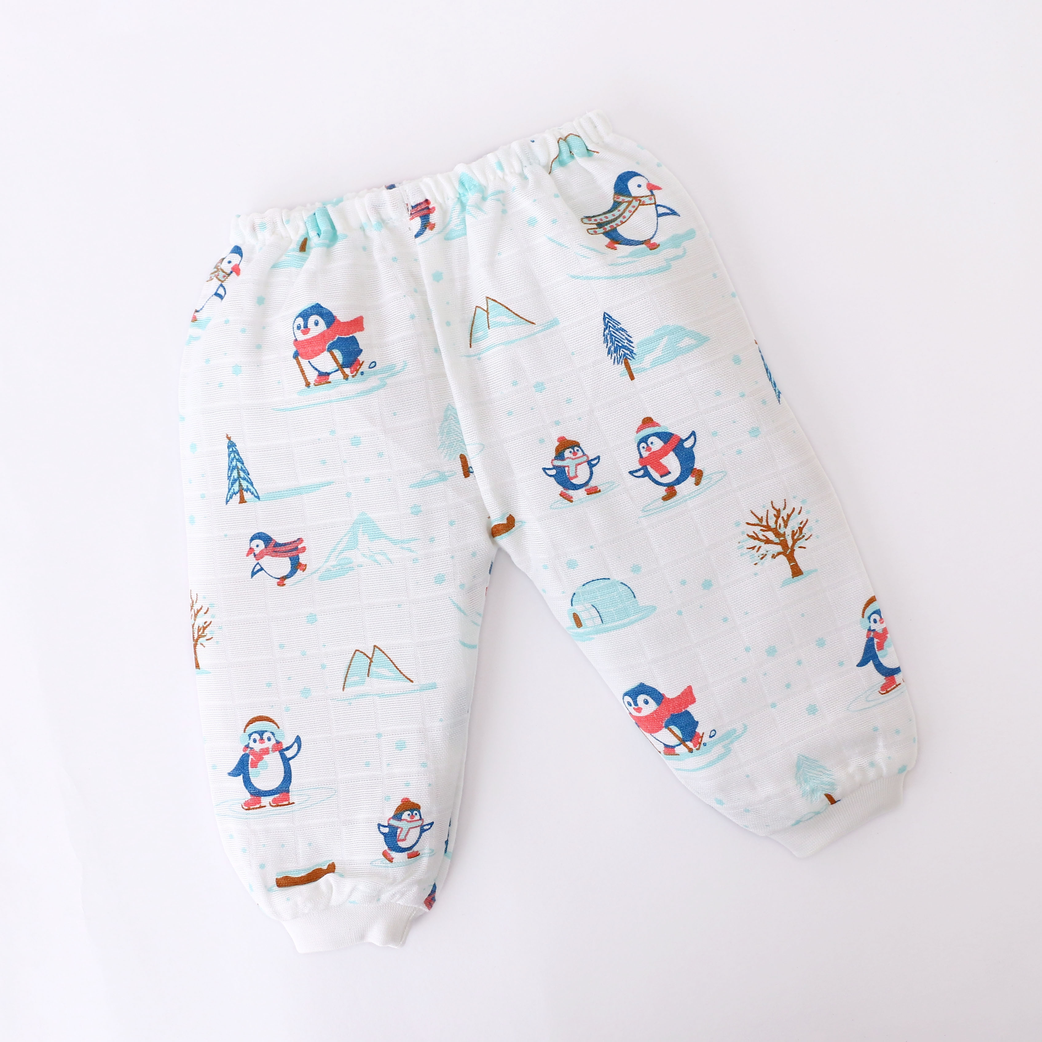 Muslin Unisex Pant for 12-18 Months - 4 Pack