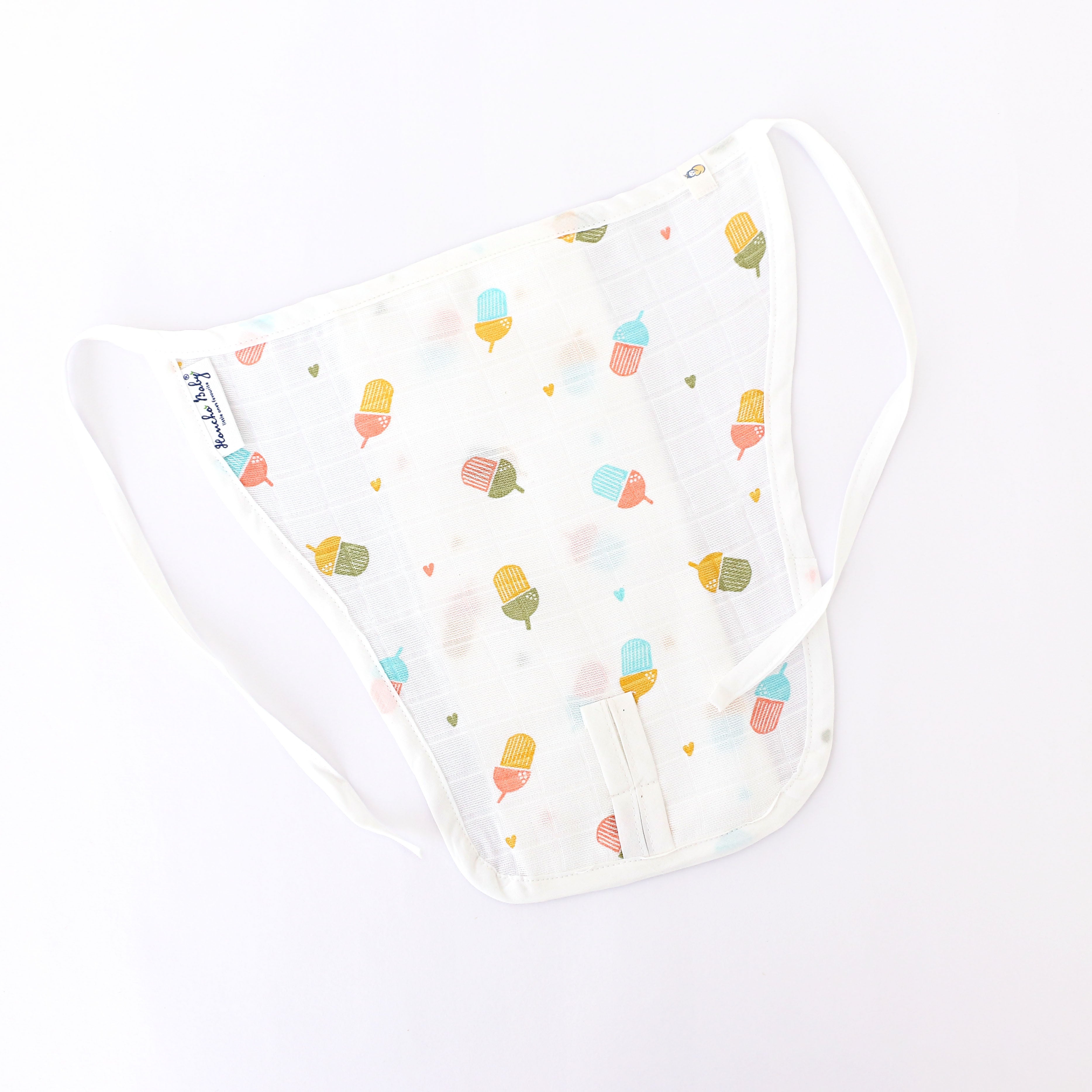 Assorted 6 pack - Reusable Muslin Nappies / Langot (4 Layered Central Panel) - Little Tiny Combo