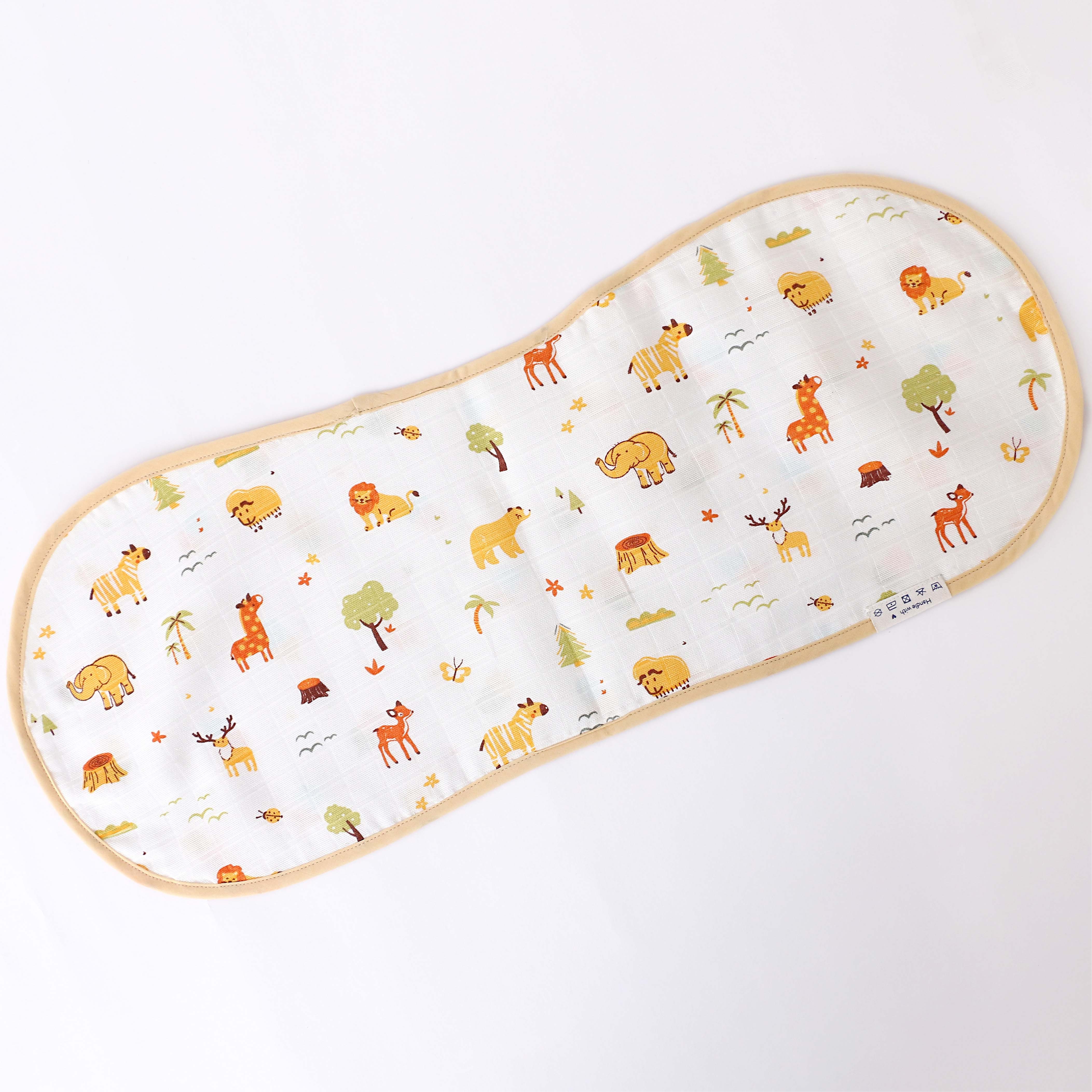 Muslin Reversible Burp Cloth - Pack of 3