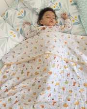 Tiny Jungle & Popsicles - Reversible Blanket/Quilt