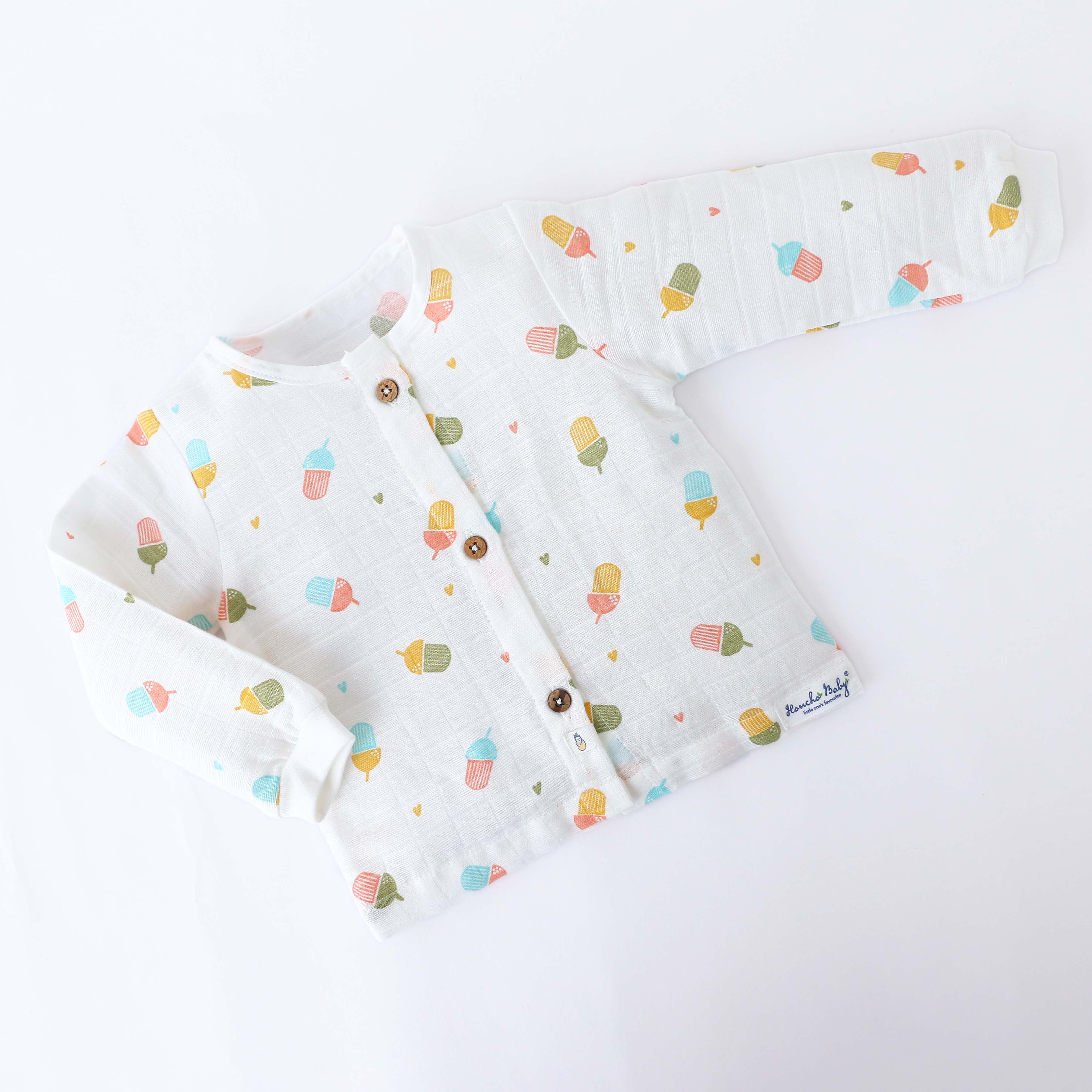 Rainbow Popsicles - Unisex Full Sleeve and Pant set  (0M - 4years) NEW