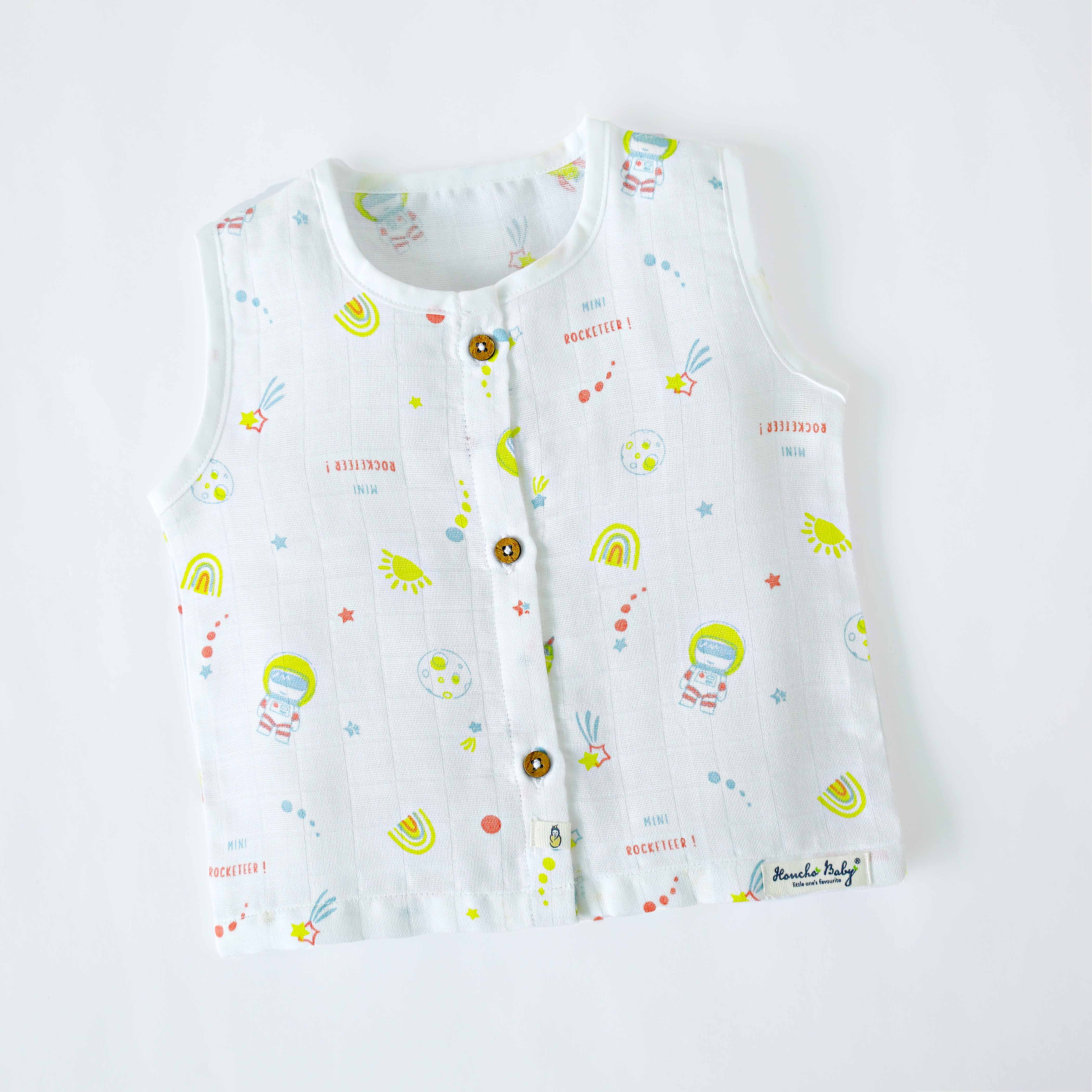 Muslin Sleeveless Top for 12-18 Months - 3 Pack