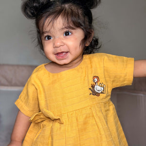 Duck & Flowers Girls Co-ord set (0 Months - 5 Years)  1 pack