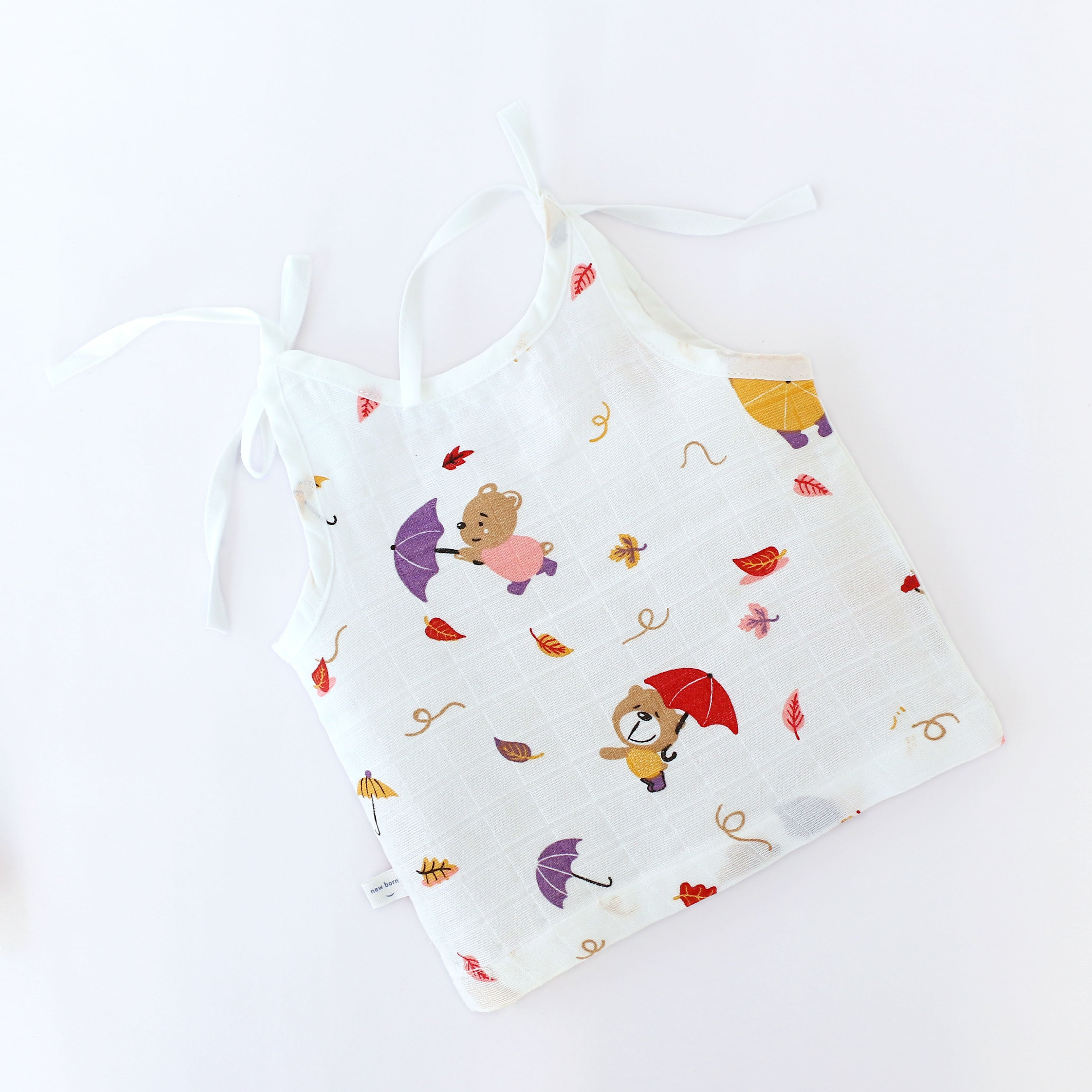 Teddy's Windy Walk - Muslin Knot Jablas (New born & 0 - 3 months) 1 pack New