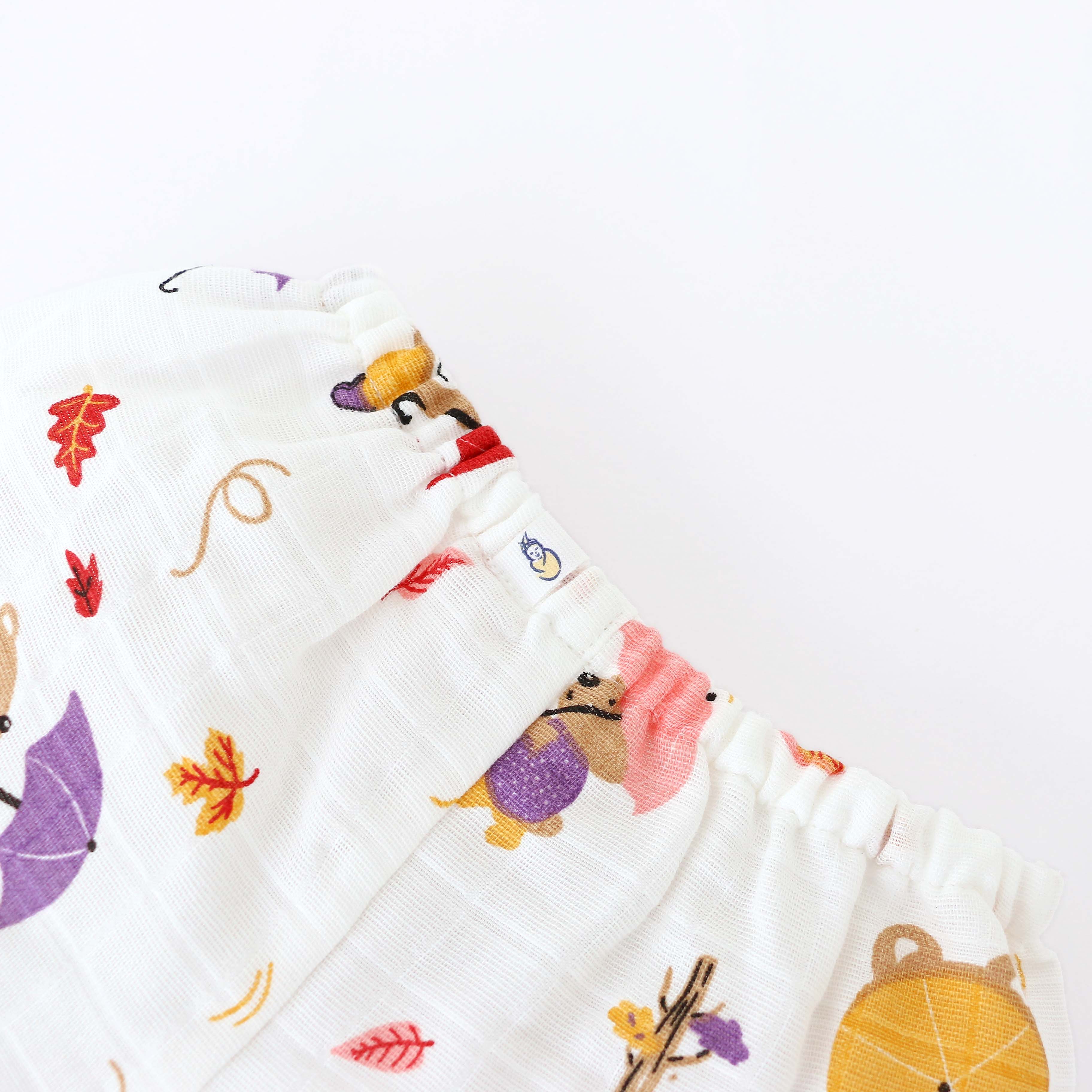 Muslin Unisex Shorts- Assorted Pack of 3 (0 - 4 years) Little Explorer combo