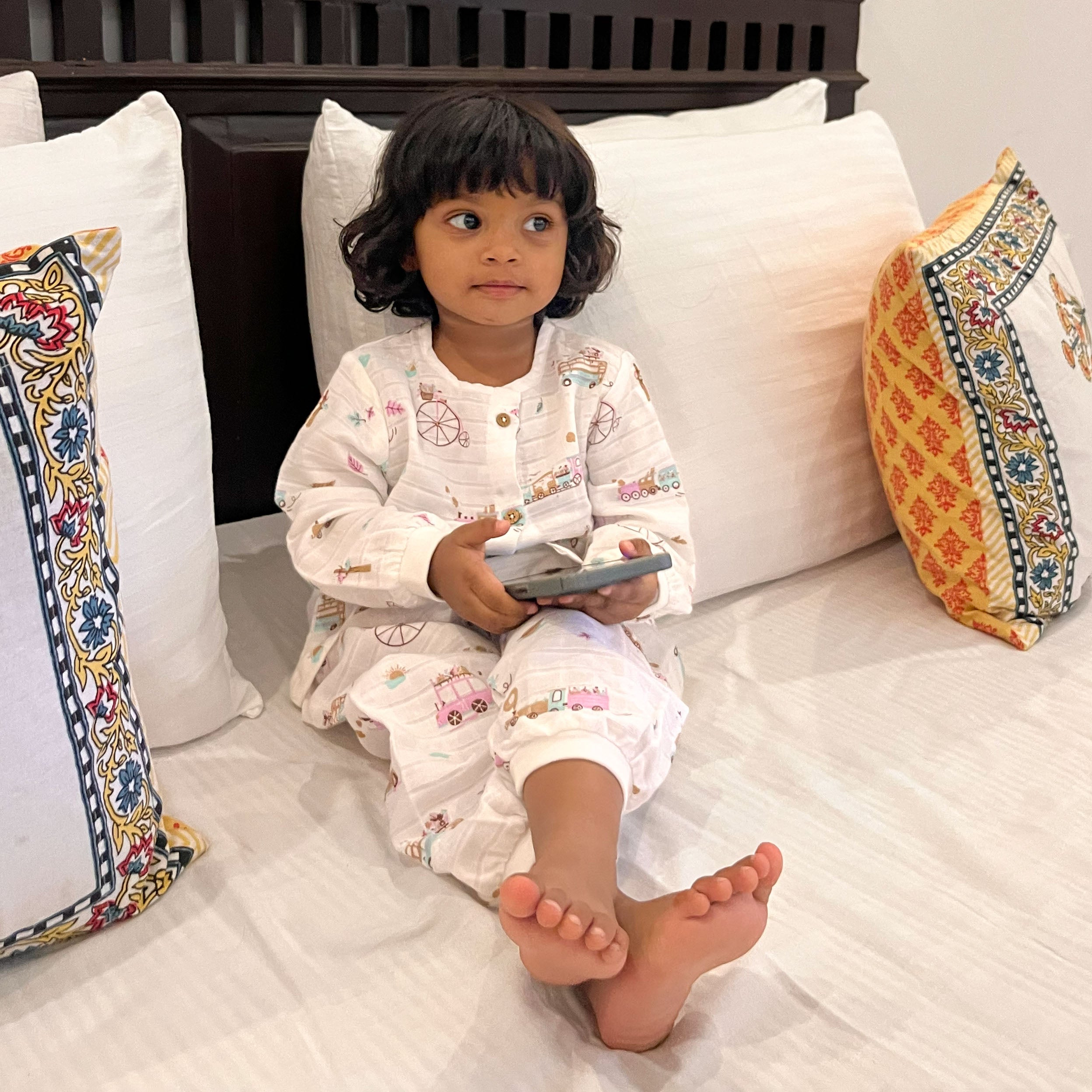 Muslin Cotton Full Sleeve Top & Pant Set for Baby & Toddler Pack of 3 (0–5 Years) - Little Magic Tales