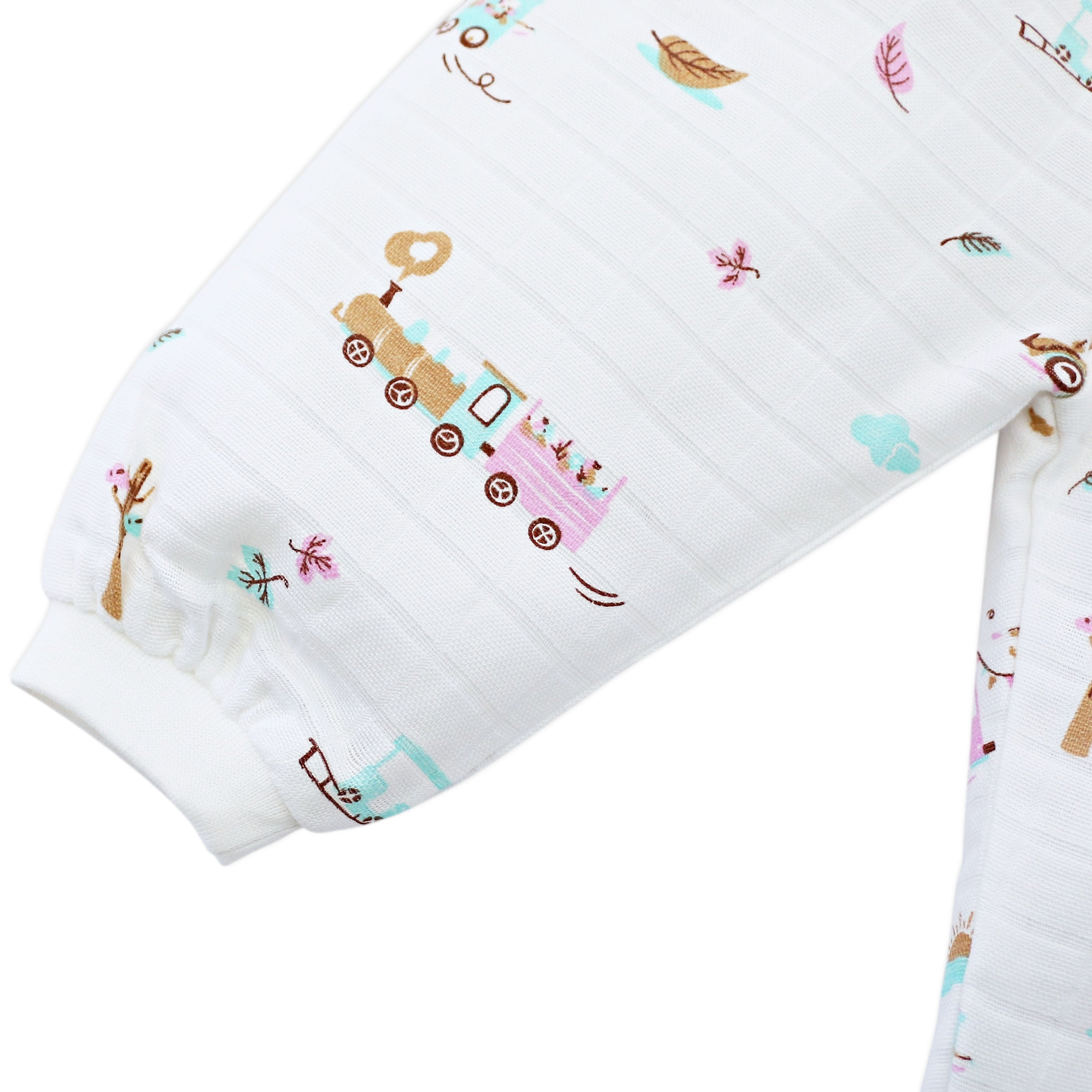 Muslin Cotton Full Sleeve Top & Pant Set for Baby & Toddler (0–5 Years) - Tiny Wheels & Wonders