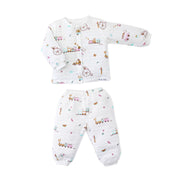 Muslin Cotton Full Sleeve Top & Pant Set for Baby & Toddler (0–5 Years) - Tiny Wheels & Wonders