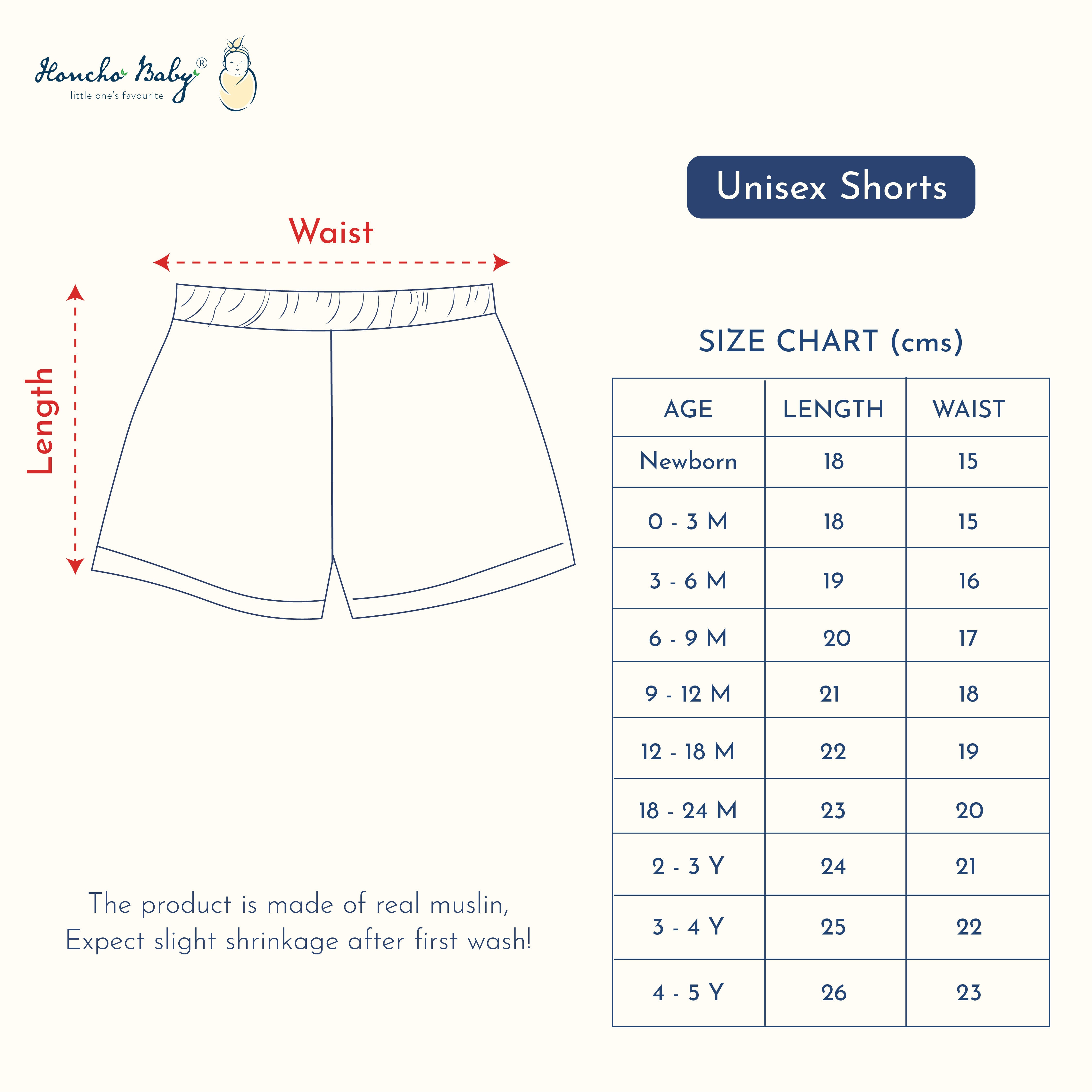 Muslin Half Sleeve Top & Shorts Set (0M – 5Y) Floating Magic Tales