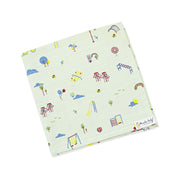 Park Play Days - Baby Muslin Swaddle Blanket | 100% Premium Cotton | 110x110 cm