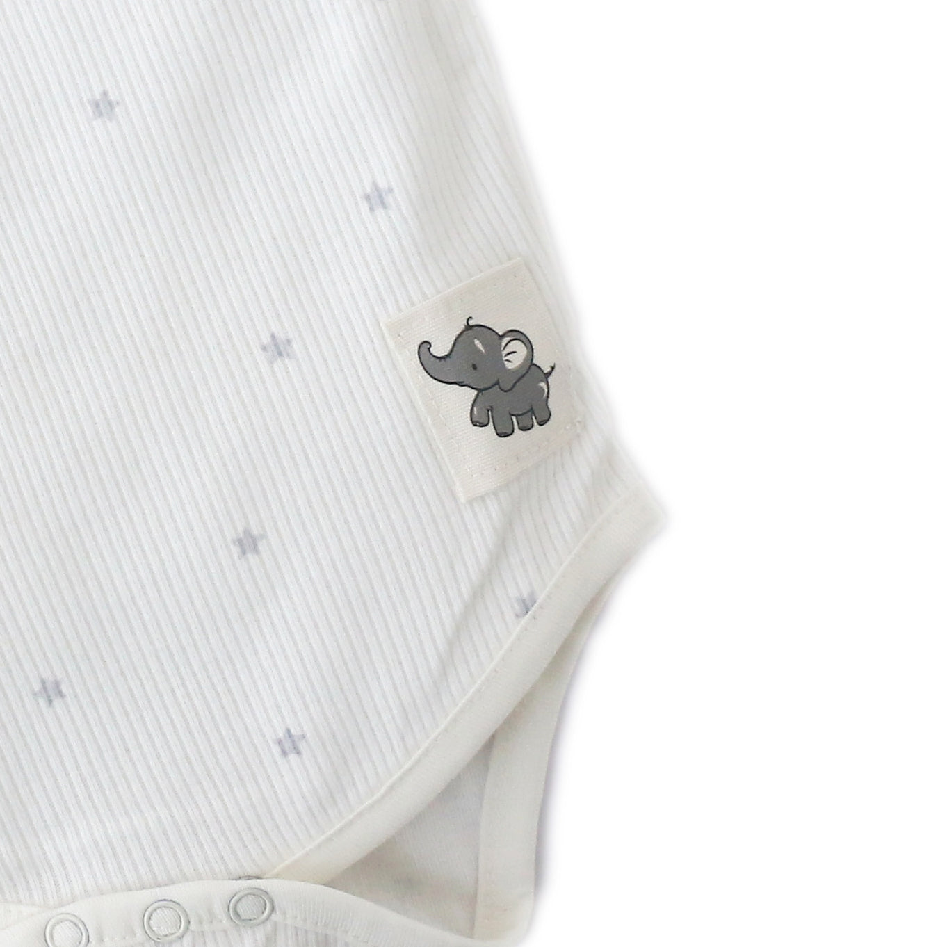 Baby Bodysuit (0–12 Months) starry white