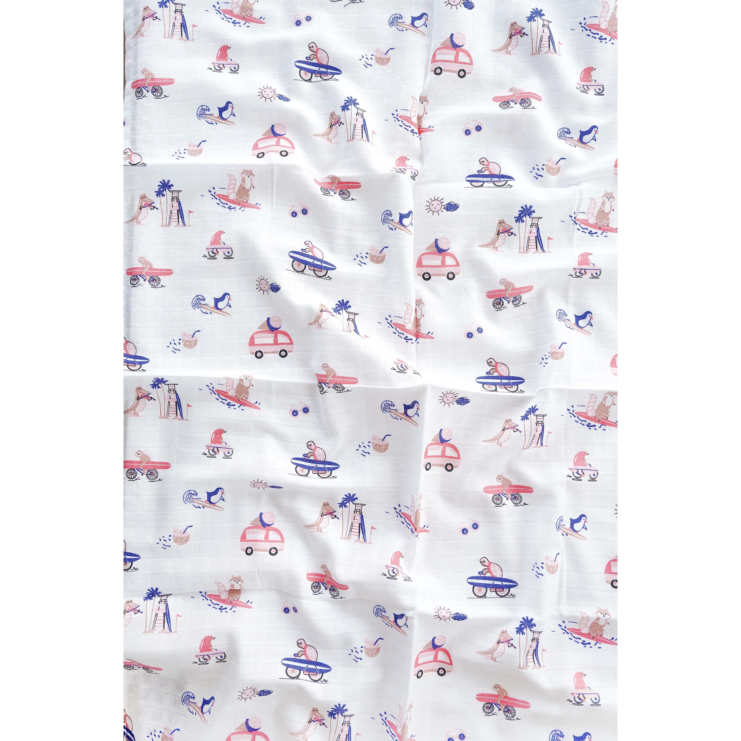 Muslin 100% Cotton Baby Bath Towel 1 pack - Tiny Surf Club