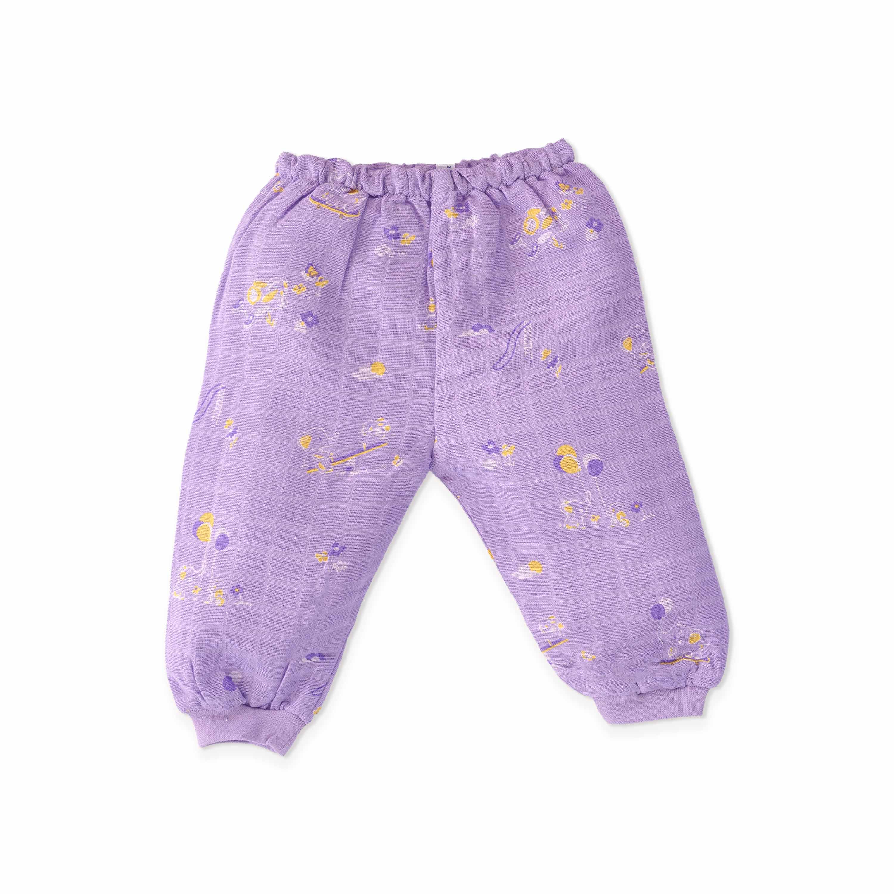 Muslin Cotton Full Sleeve Top & Pant Set for Baby & Toddler (0–5 Years) - Bunny and Bumbles