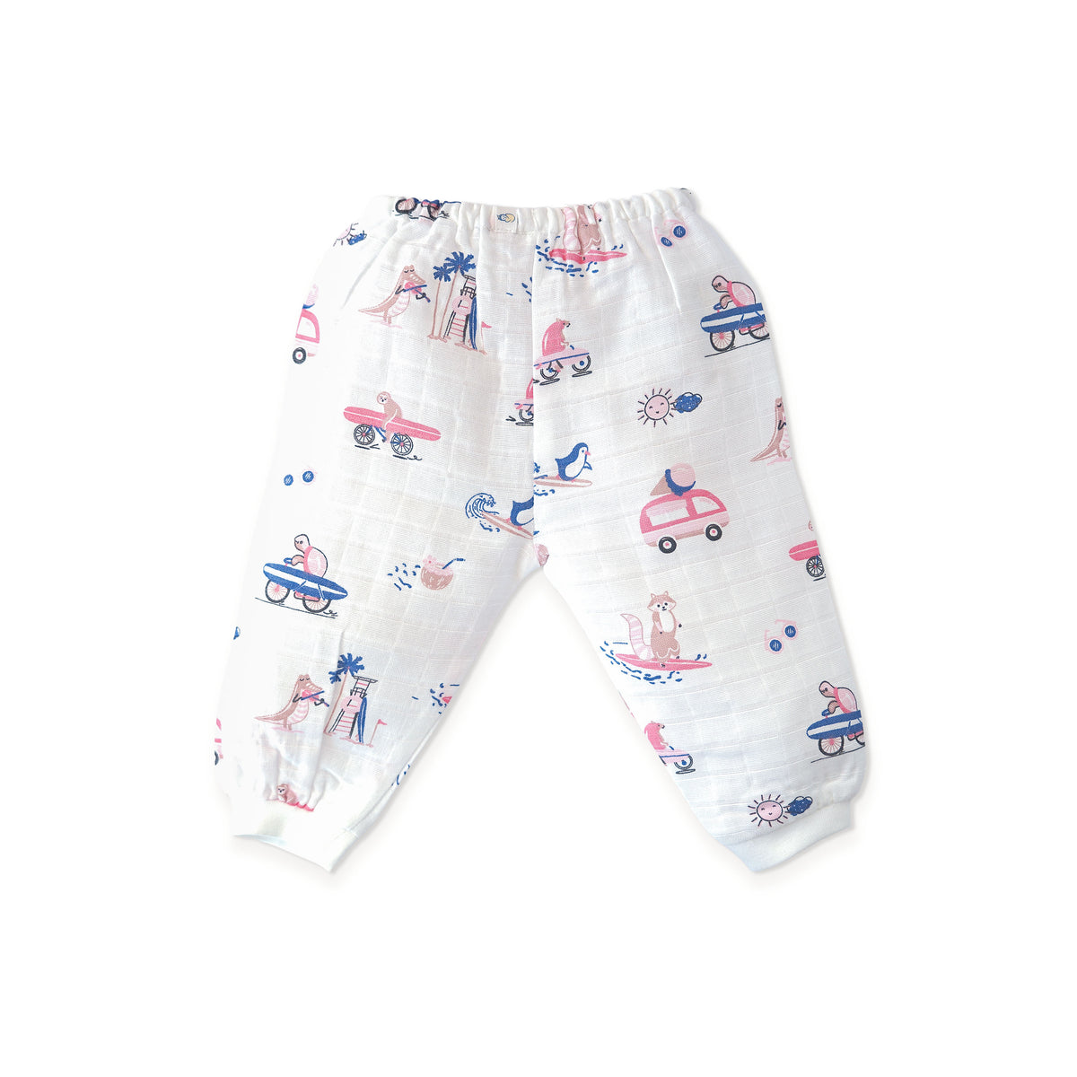 Muslin Cotton Full Sleeve Top & Pant Set for Baby & Toddler (0–5 Years) - Tiny Surf Club