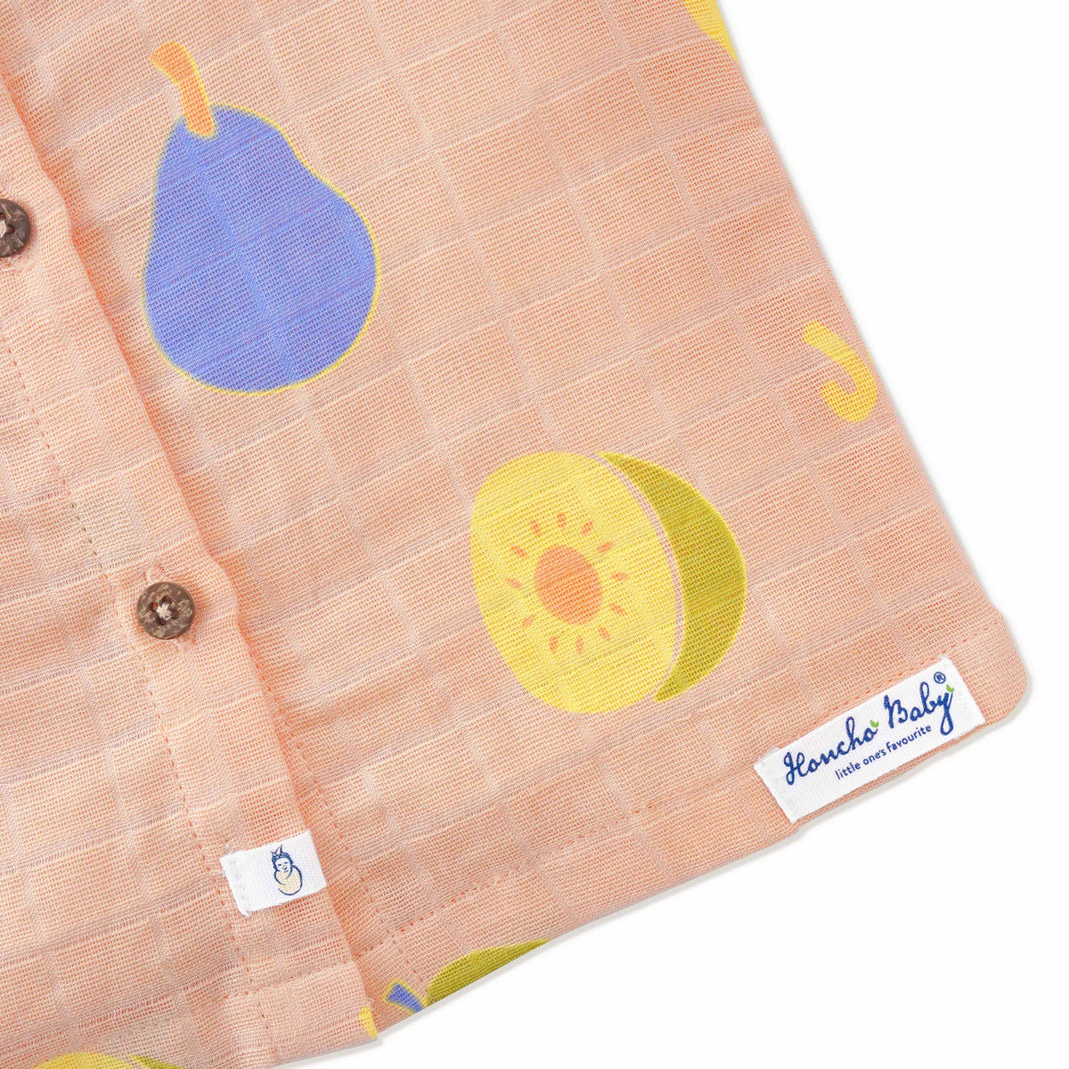 Muslin Cotton Sleeveless Top & Shorts for Babies & Toddlers (Newborn–5 Years) - Fruit Hugs