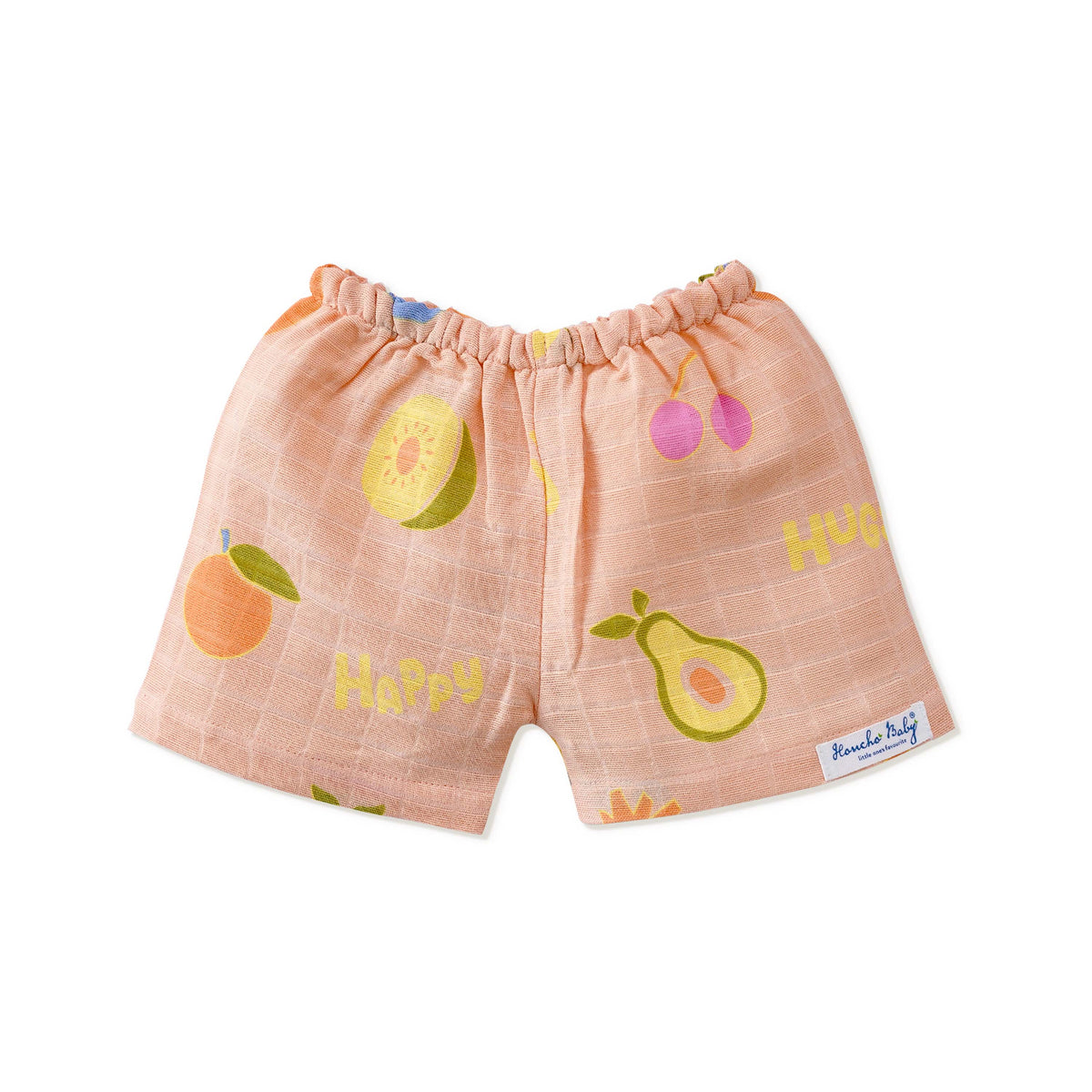 Muslin Cotton Sleeveless Top & Shorts for Babies & Toddlers (Newborn–5 Years) - Fruit Hugs