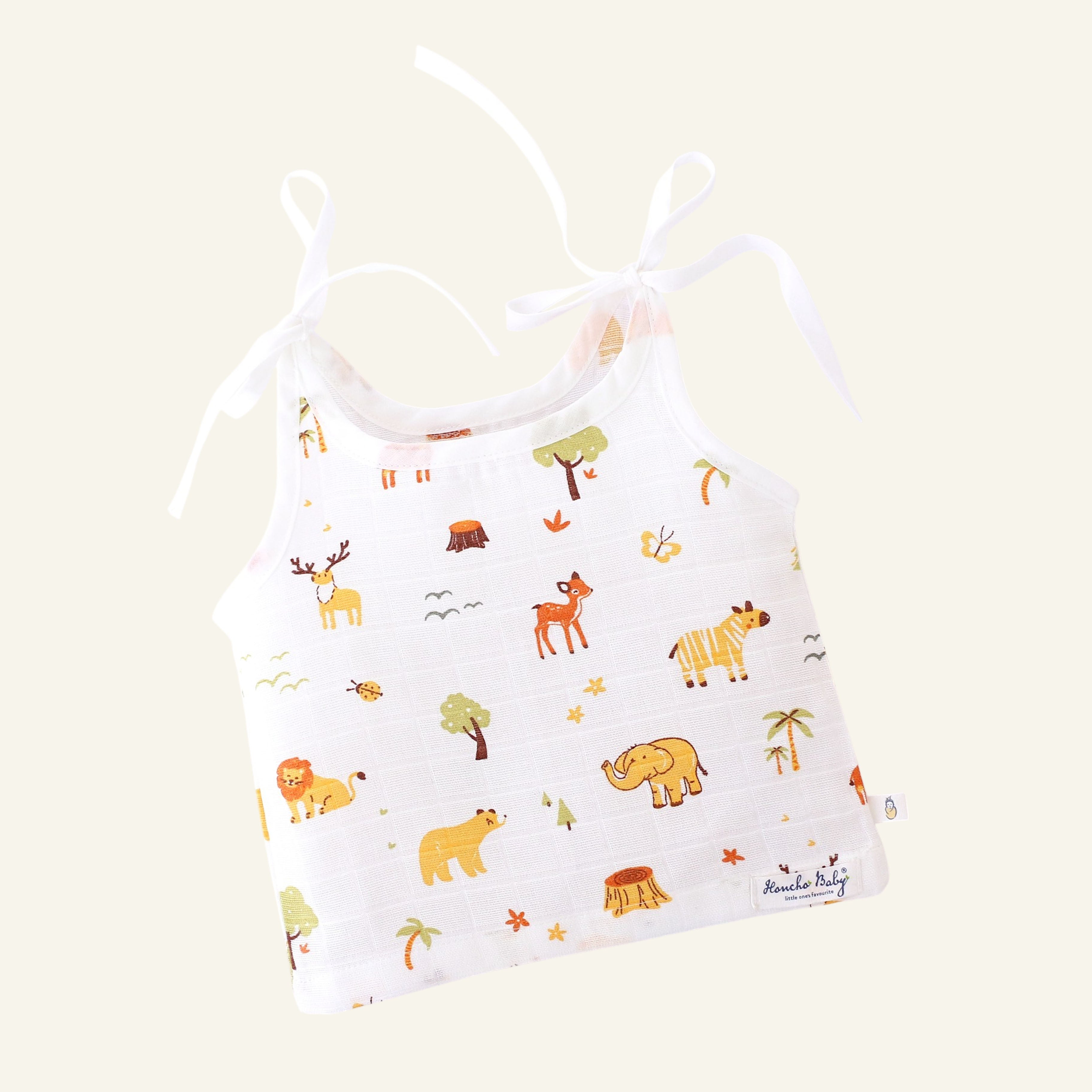 Assorted 3 pack - Muslin Knot jabla & Reusable Muslin Nappies / Langot (4 Layered Central Panel) - Little explorer combo