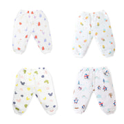 Muslin Unisex Pant for 12-18 Months - 4 Pack