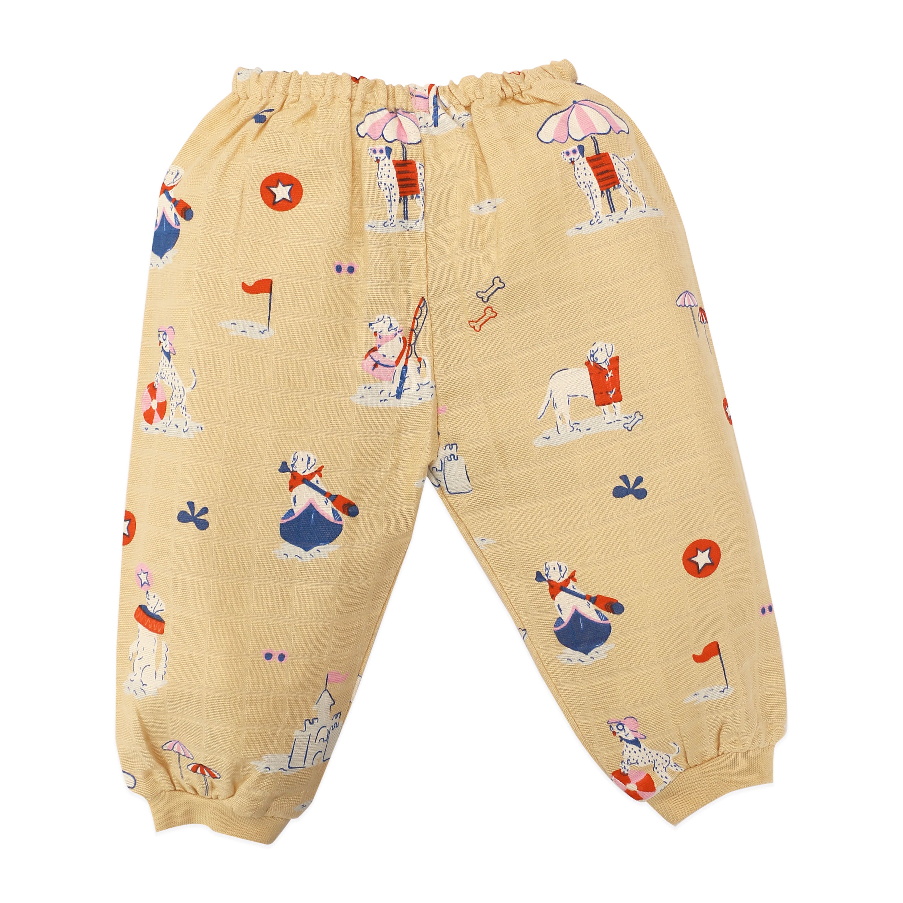 Muslin Unisex Pant for 0-3 Months - 2 & 3 Pack